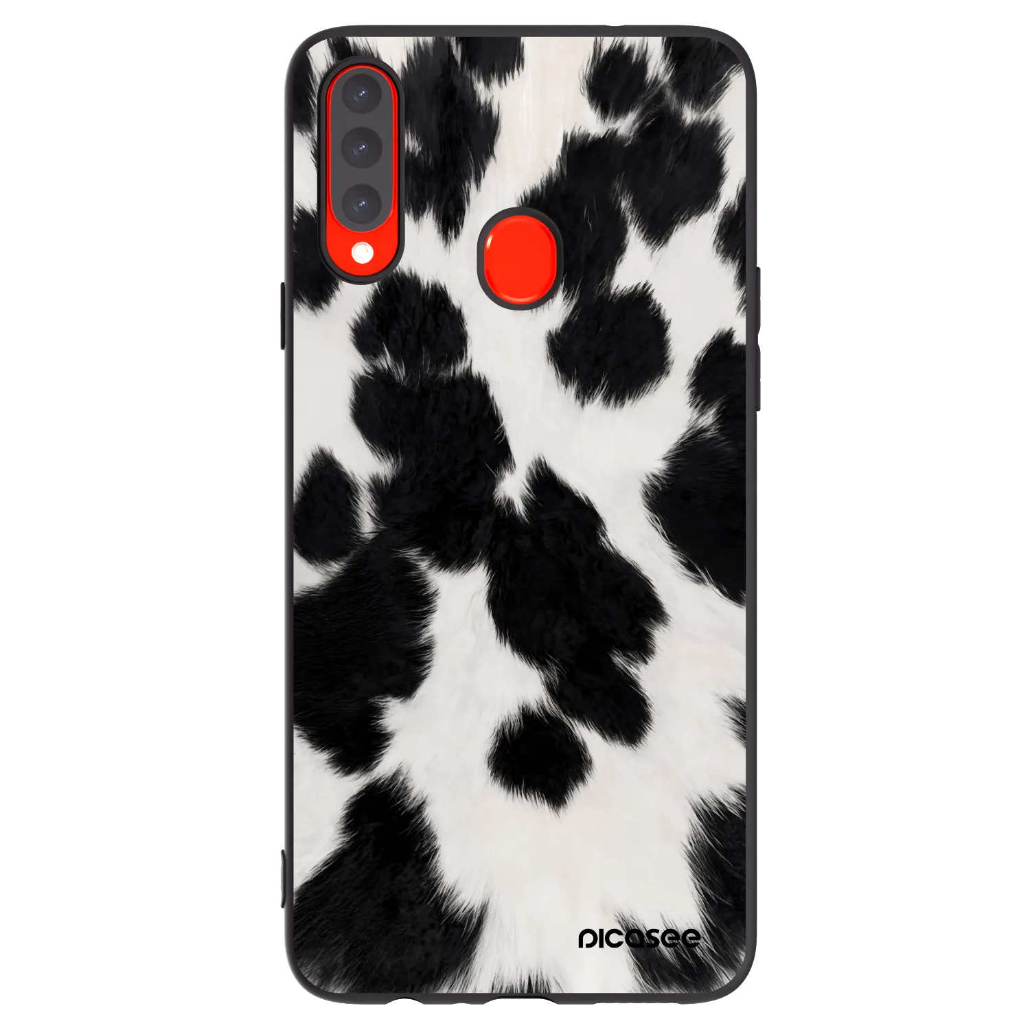 Picasee silikónový čierny obal pre Samsung Galaxy A20s - Black Moo