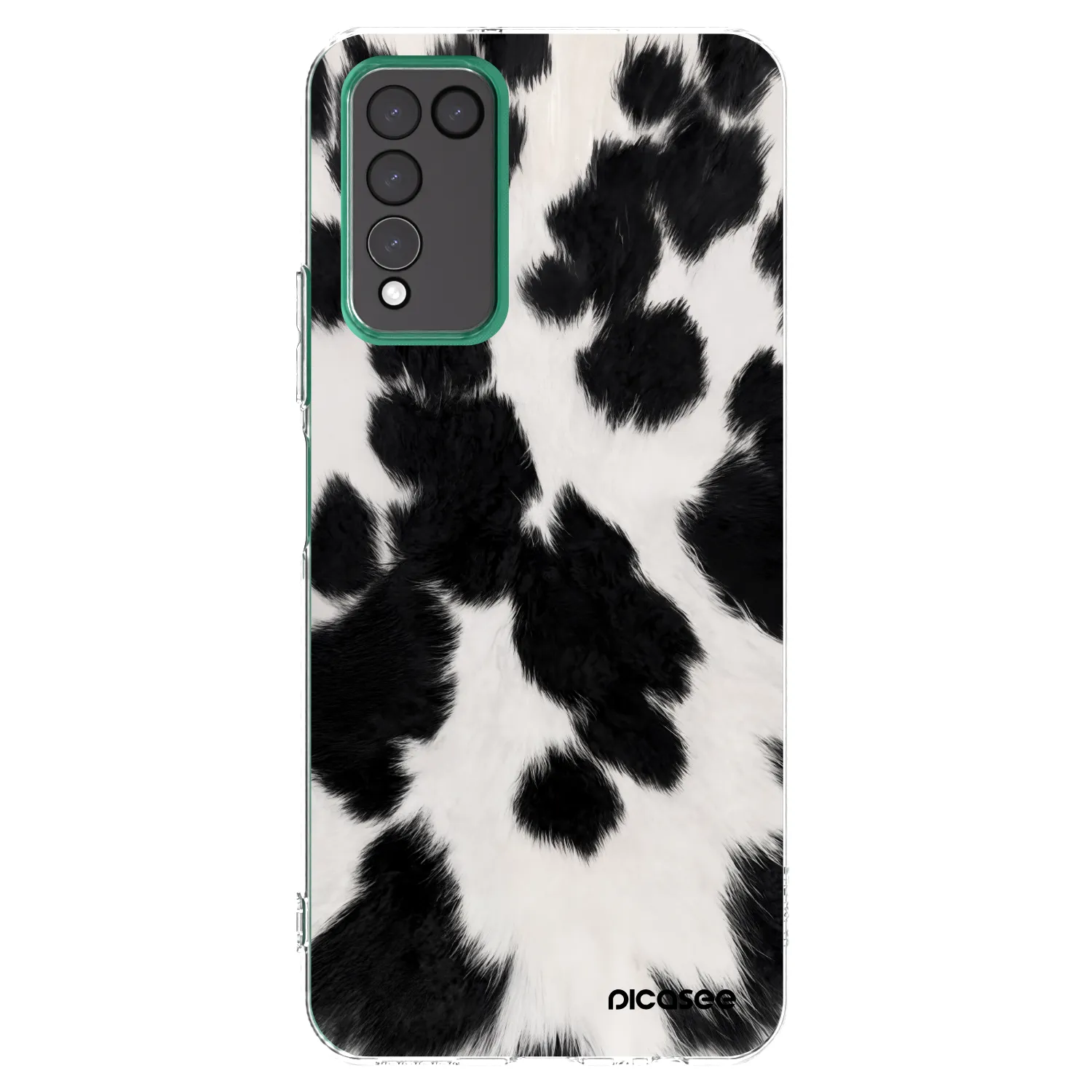 Picasee silikónový prehľadný obal pre Honor 10X Lite - Black Moo