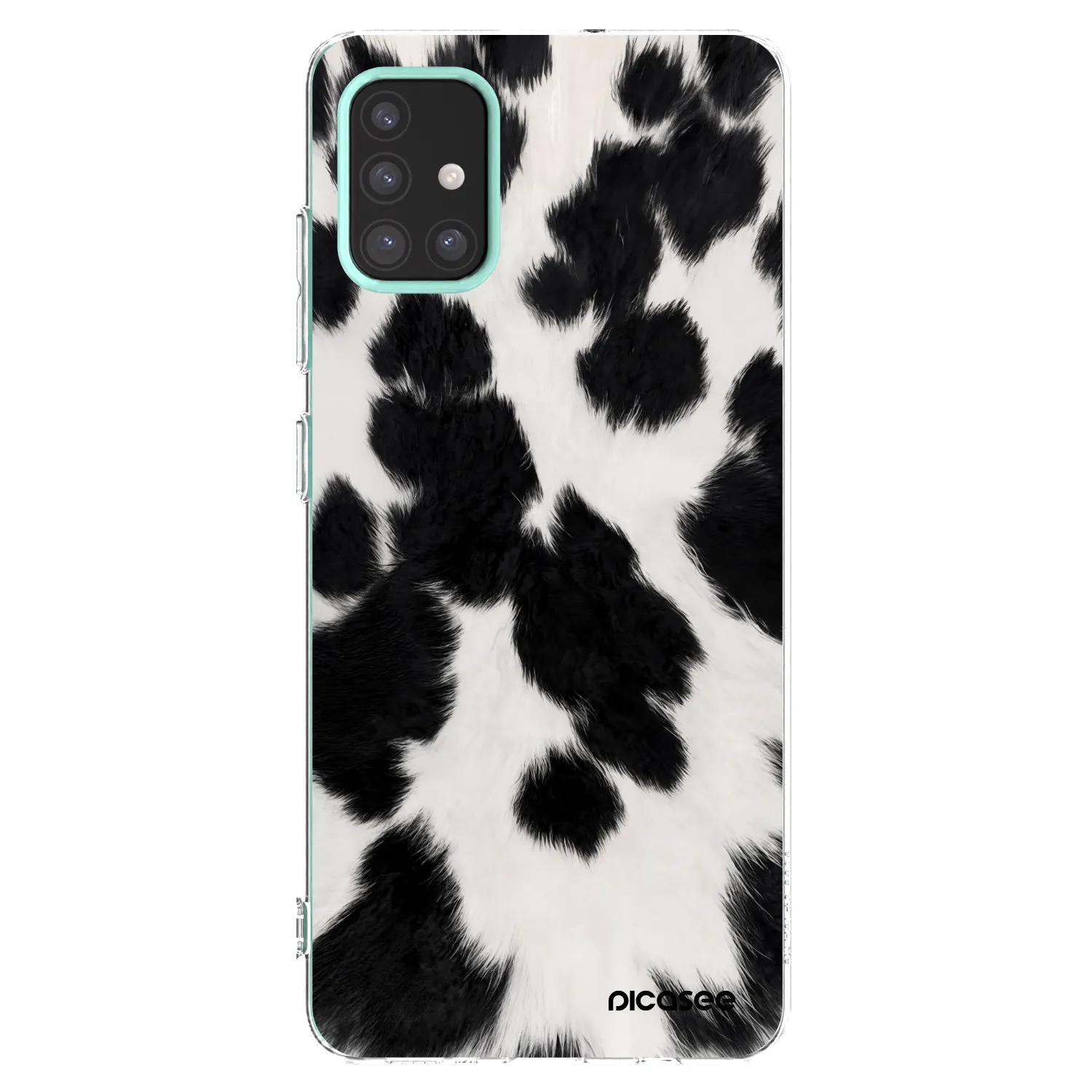 Picasee silikónový prehľadný obal pre Samsung Galaxy M31s - Black Moo