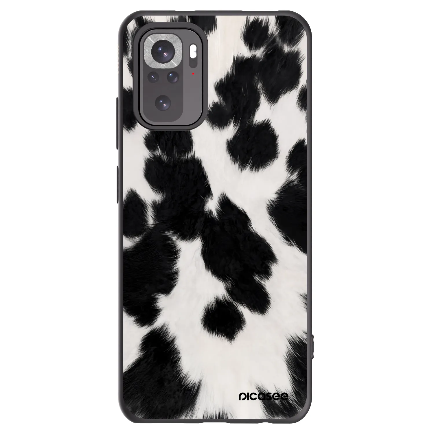 Picasee silikónový čierny obal pre Xiaomi Redmi Note 10 - Black Moo