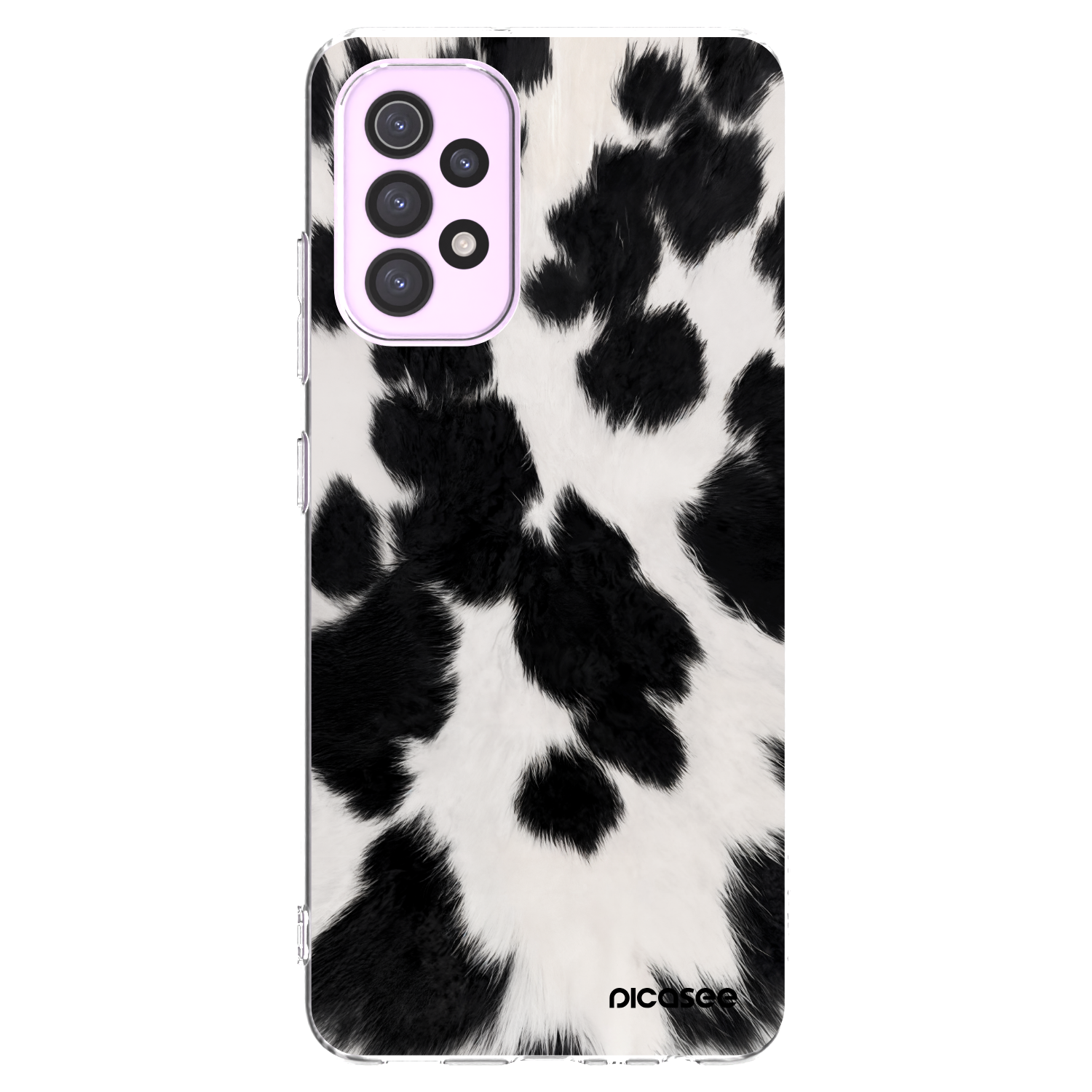 Picasee silikónový prehľadný obal pre Samsung Galaxy A32 5G A326B - Black Moo