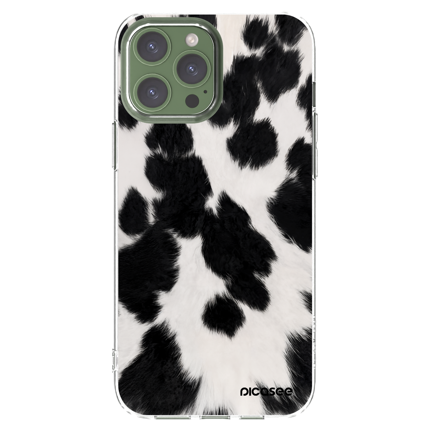 Silikónový prehľadný obal pre Apple iPhone 13 Pro Max - Black Moo