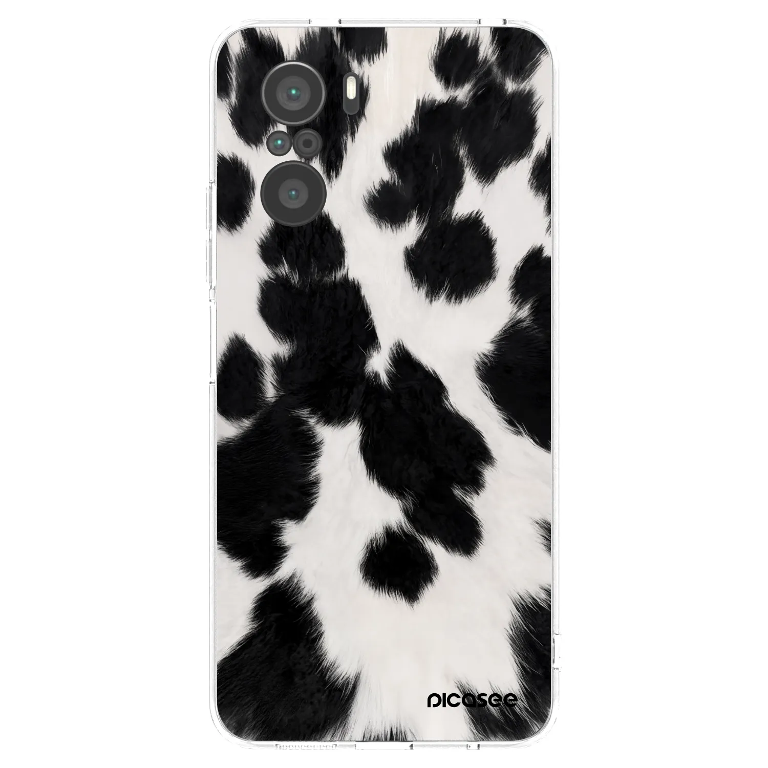 Picasee silikónový prehľadný obal pre Xiaomi Poco F3 - Black Moo