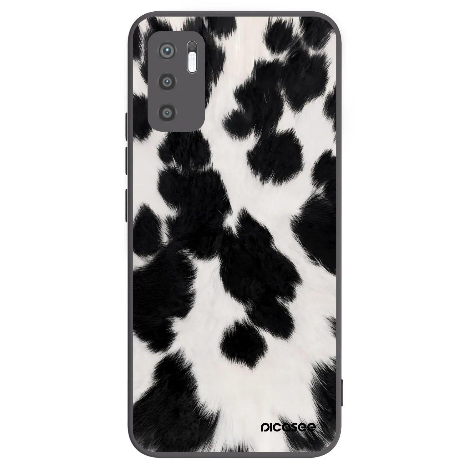 Picasee silikónový čierny obal pre Xiaomi Redmi Note 10 5G - Black Moo