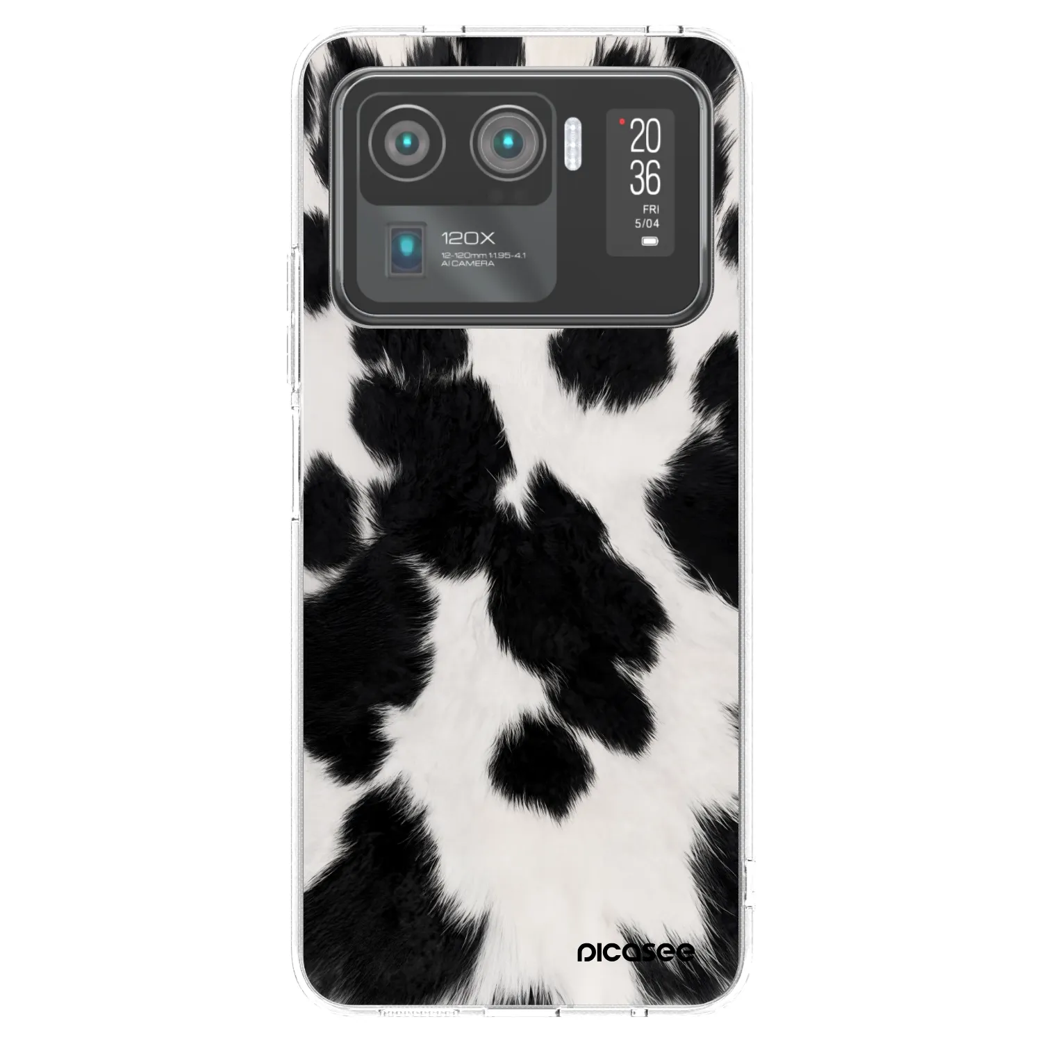 Silikónový prehľadný obal pre Xiaomi Mi 11 Ultra - Black Moo