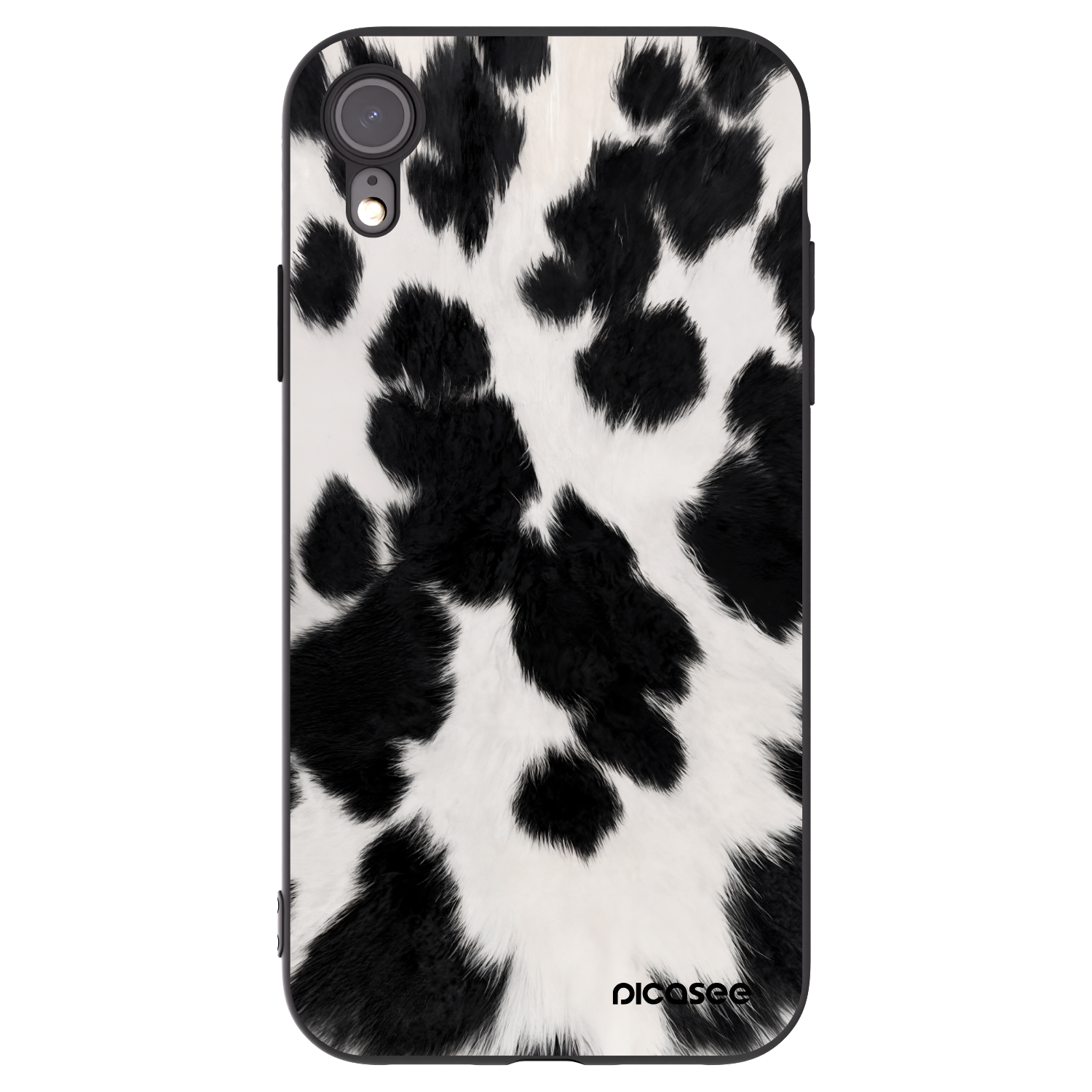 Picasee silikónový čierny obal pre Apple iPhone XR - Black Moo