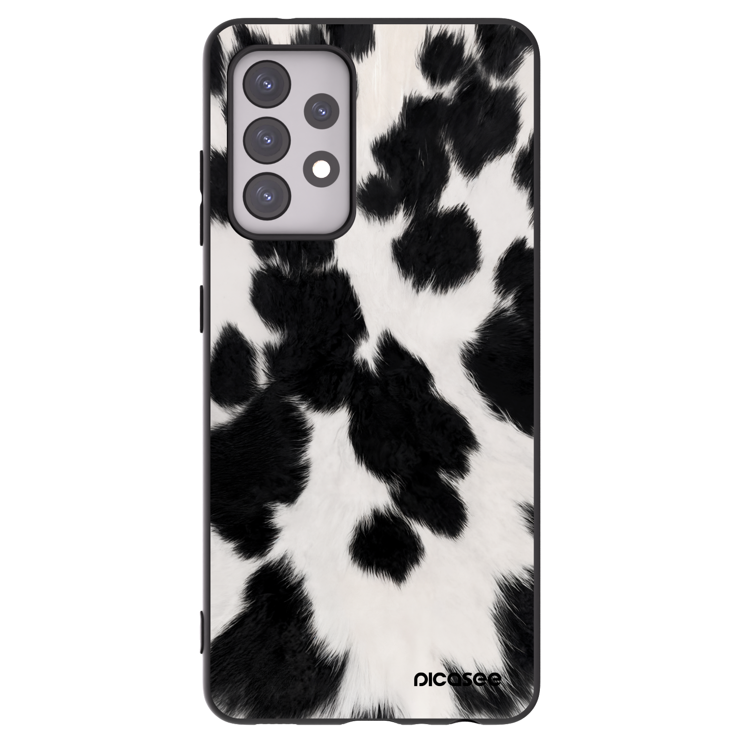 Picasee silikónový čierny obal pre Samsung Galaxy A52s 5G A528B - Black Moo