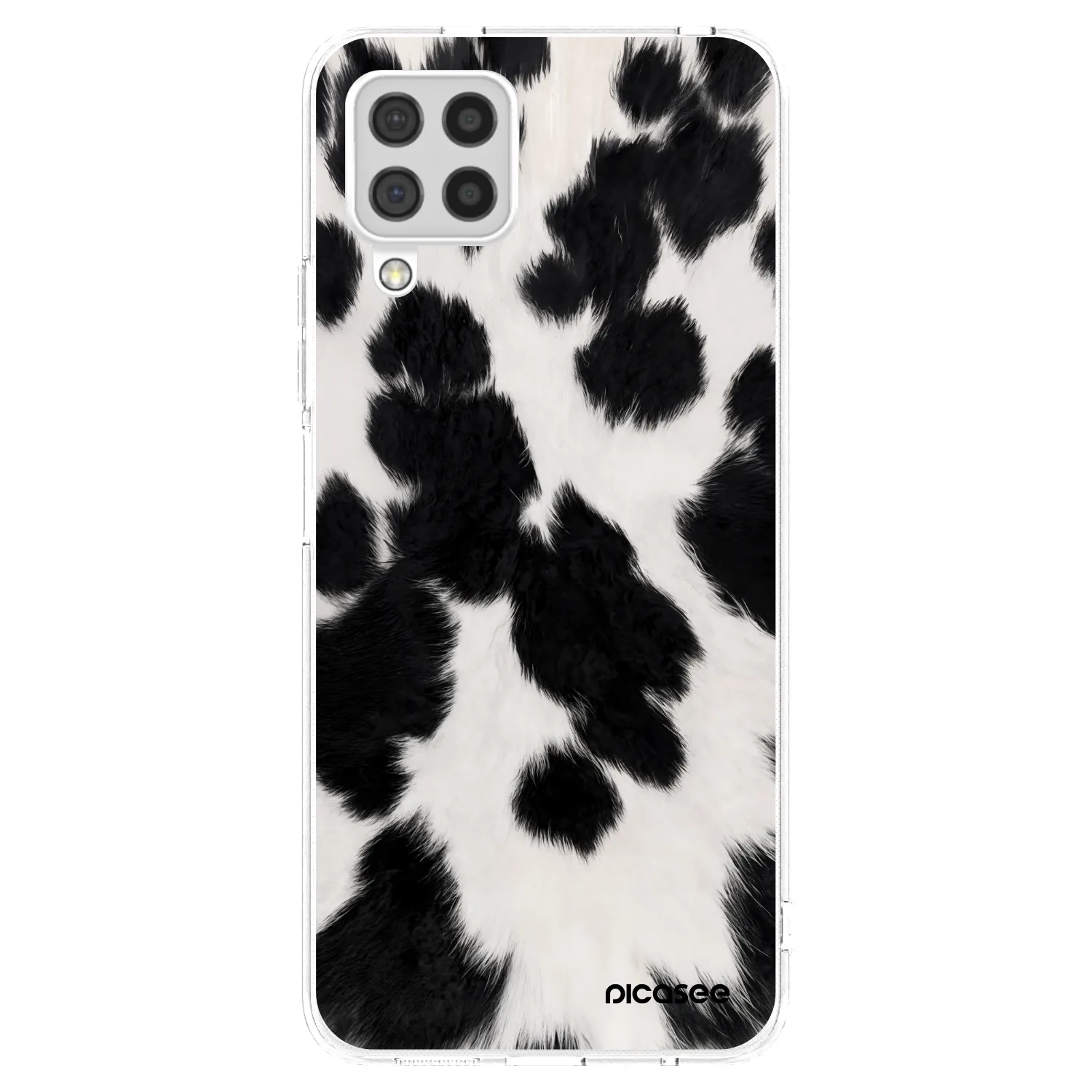 Picasee silikónový prehľadný obal pre Samsung Galaxy A22 A225F 4G - Black Moo