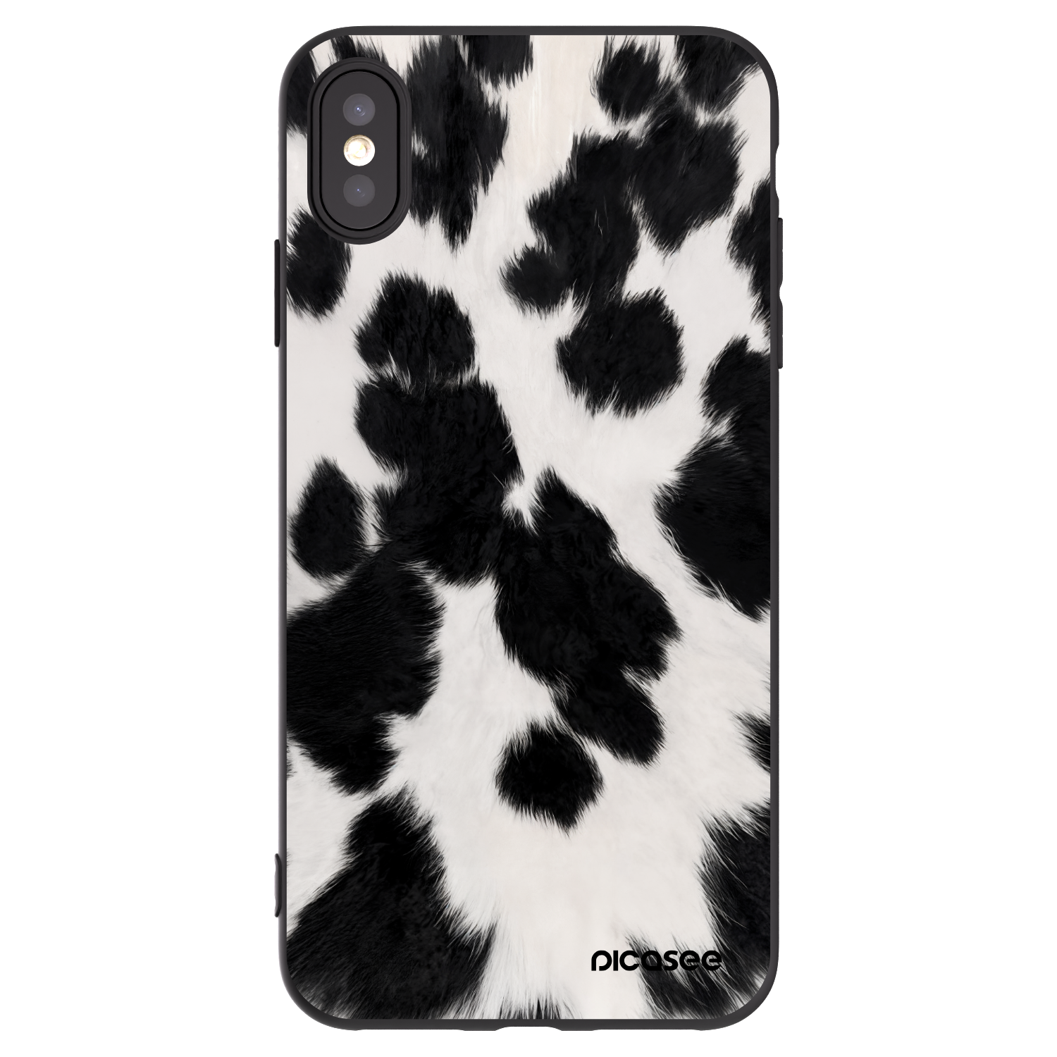 Picasee silikónový čierny obal pre Apple iPhone XS Max - Black Moo