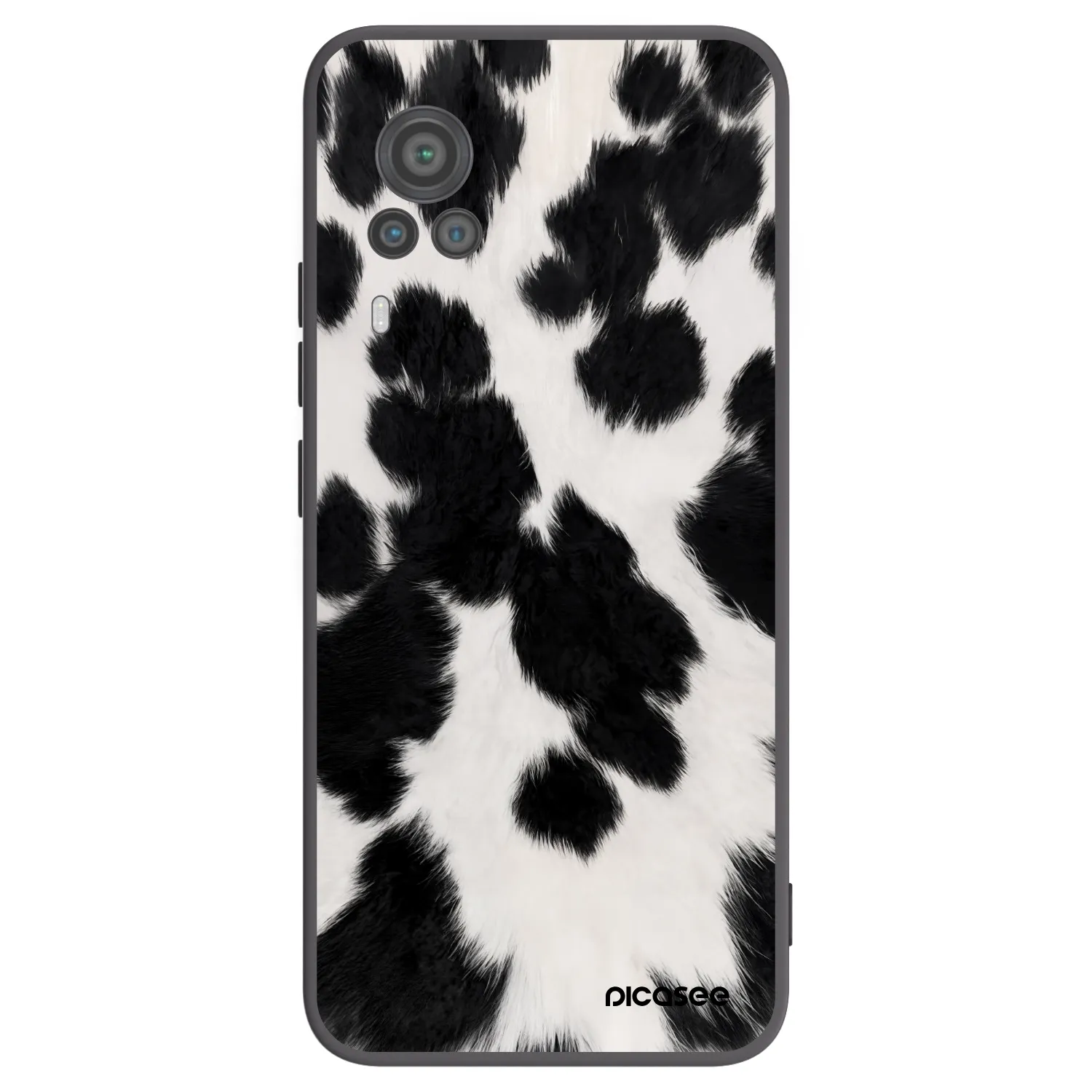 Picasee silikónový čierny obal pre Vivo X60 Pro 5G - Black Moo