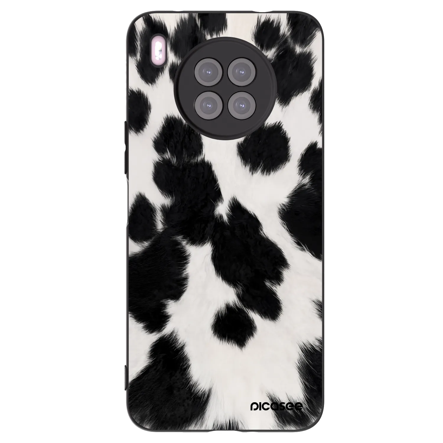 Picasee silikónový čierny obal pre Huawei Nova 8i - Black Moo