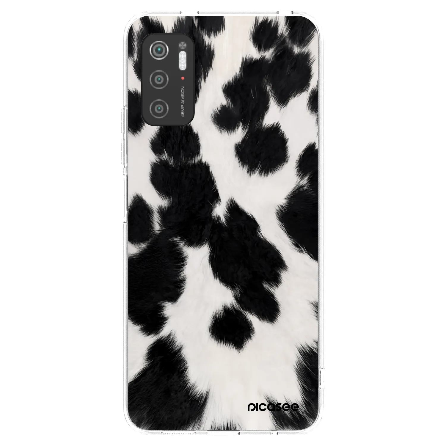 Picasee silikónový prehľadný obal pre Xiaomi Poco M3 Pro 5G - Black Moo