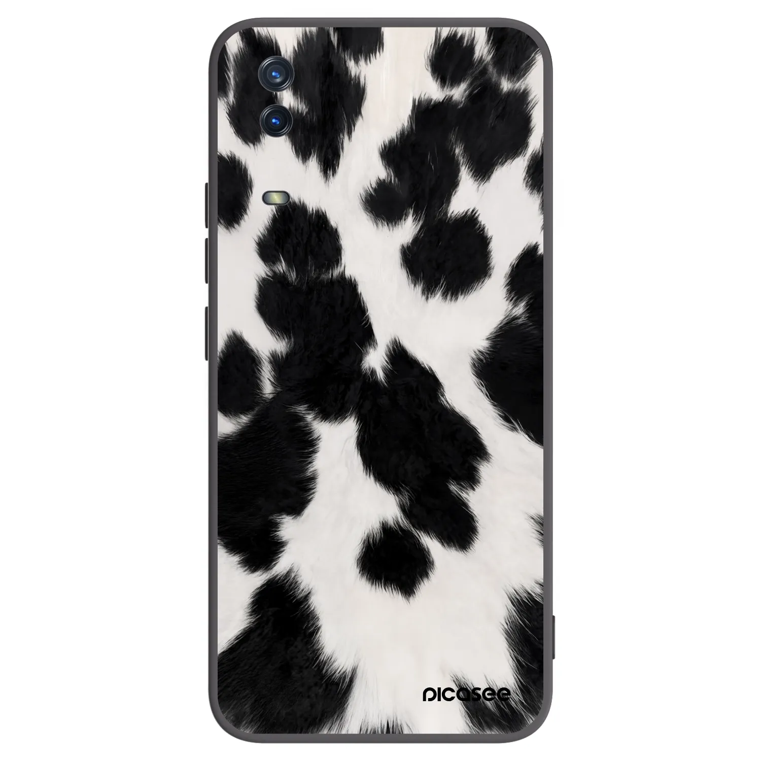 Picasee silikónový čierny obal pre Vivo Y11s - Black Moo