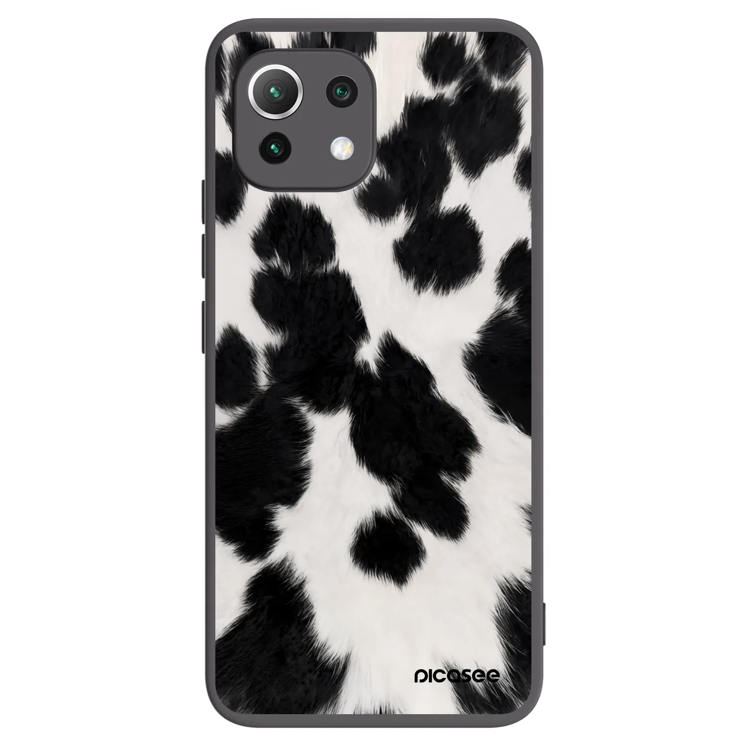 Picasee silikónový čierny obal pre Xiaomi 11 Lite 5G NE - Black Moo