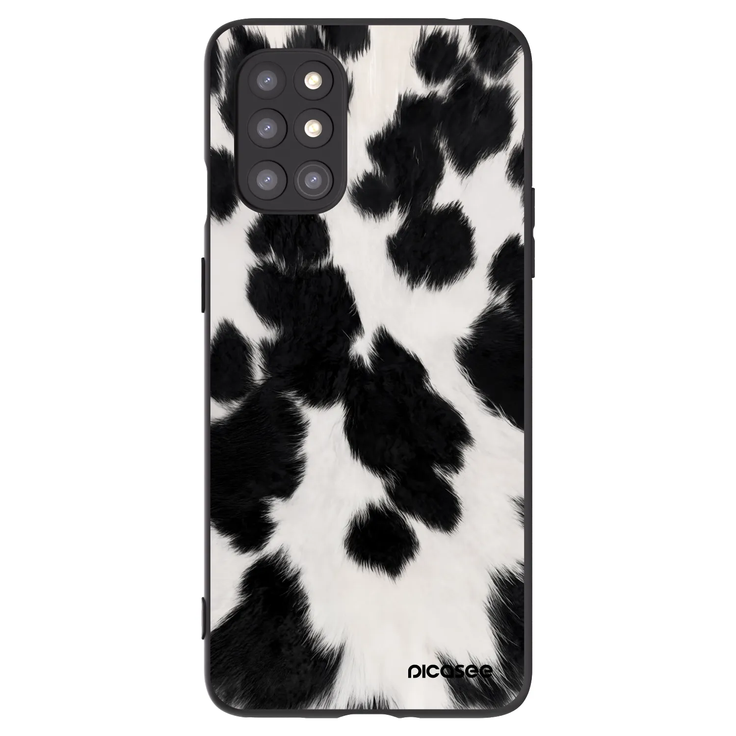 Picasee silikónový čierny obal pre OnePlus 8T - Black Moo