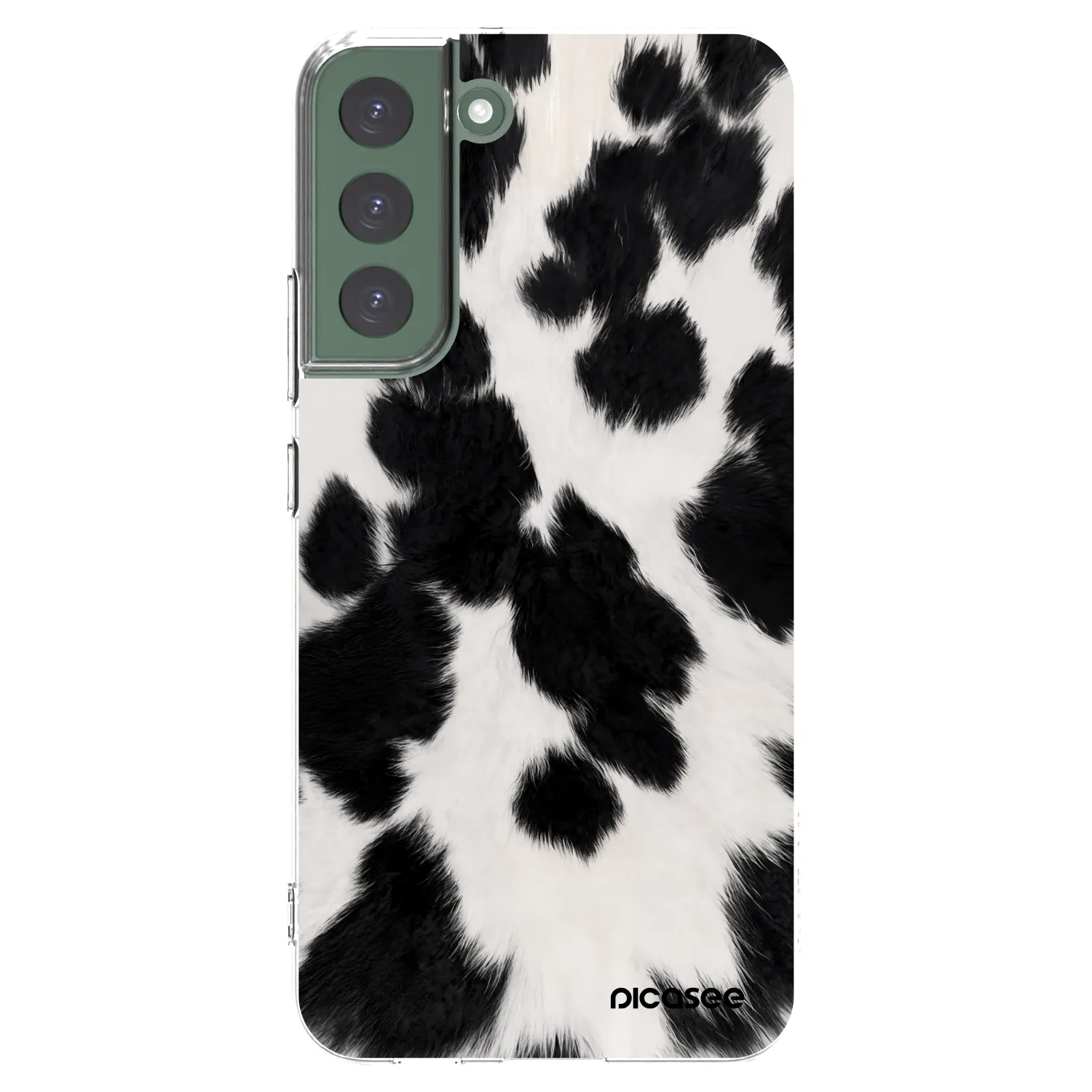 Picasee silikónový prehľadný obal pre Samsung Galaxy S22+ 5G - Black Moo