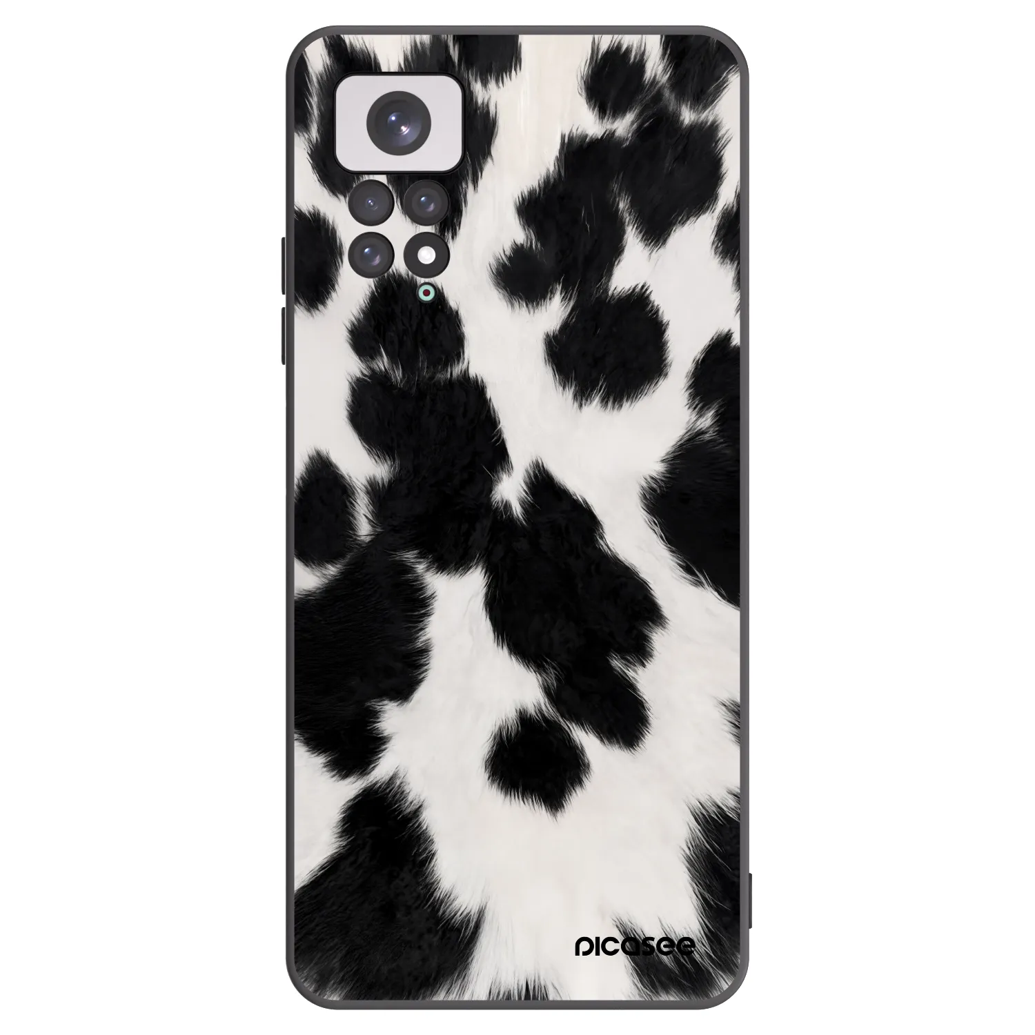 Picasee silikónový čierny obal pre Xiaomi Redmi Note 11 - Black Moo