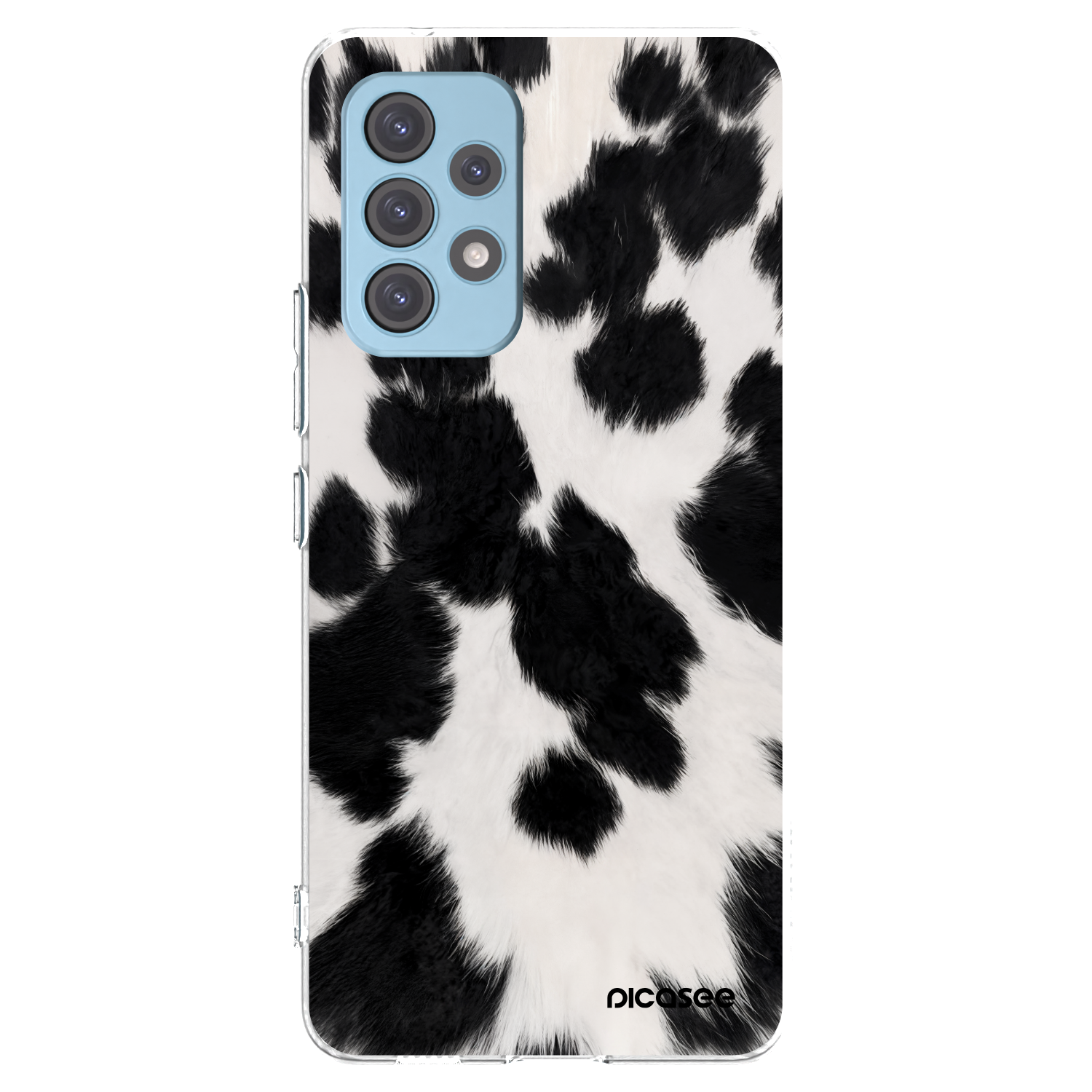 Silikónový prehľadný obal pre Samsung Galaxy A53 5G A536 - Black Moo