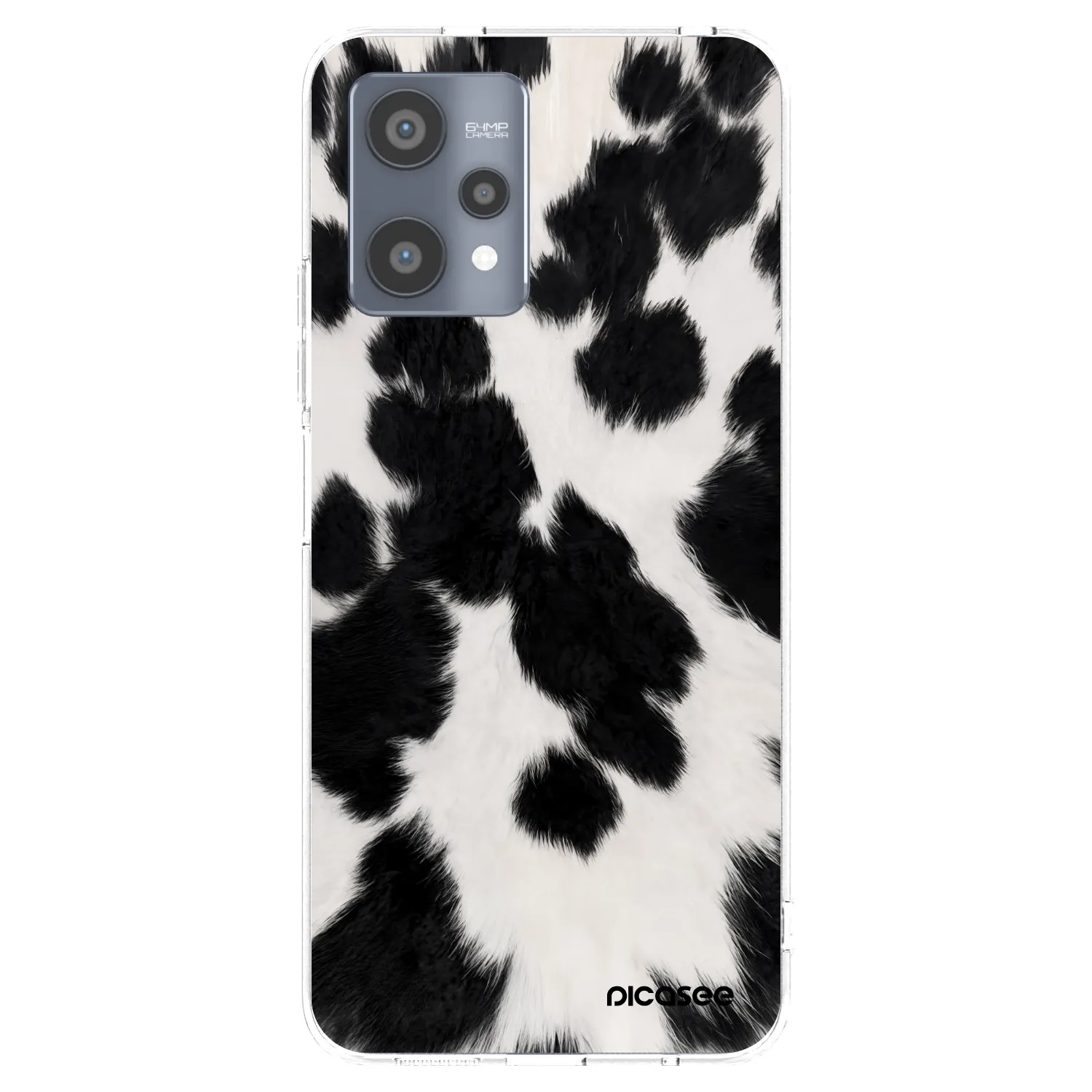 Picasee silikónový prehľadný obal pre Realme 9 Pro 5G - Black Moo