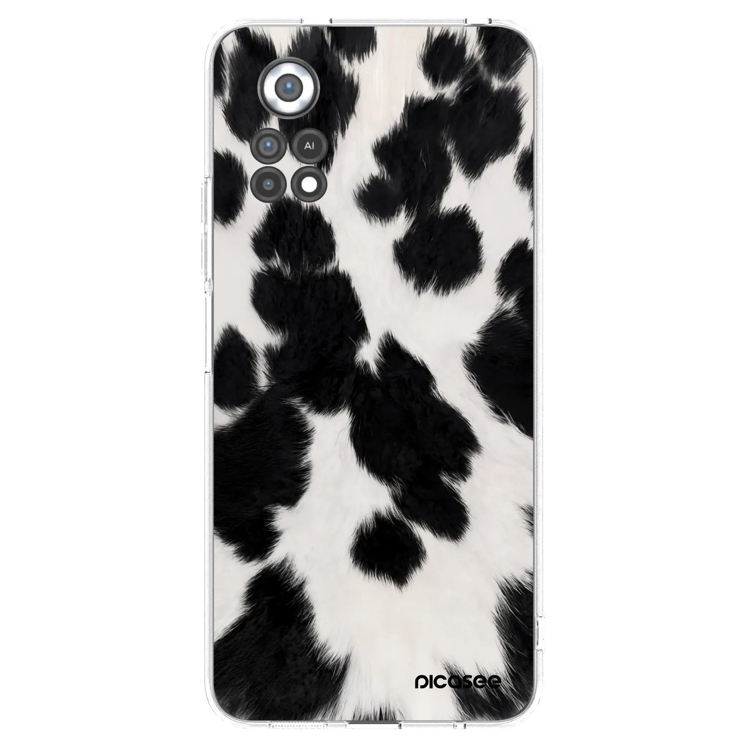 Silikónový prehľadný obal pre Xiaomi Poco X4 Pro 5G - Black Moo