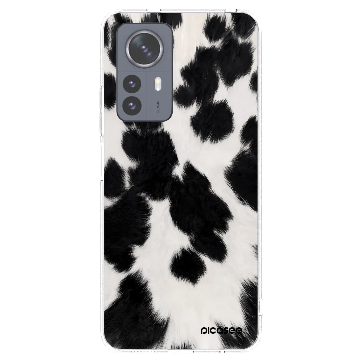 Picasee silikónový prehľadný obal pre Xiaomi 12 Pro - Black Moo