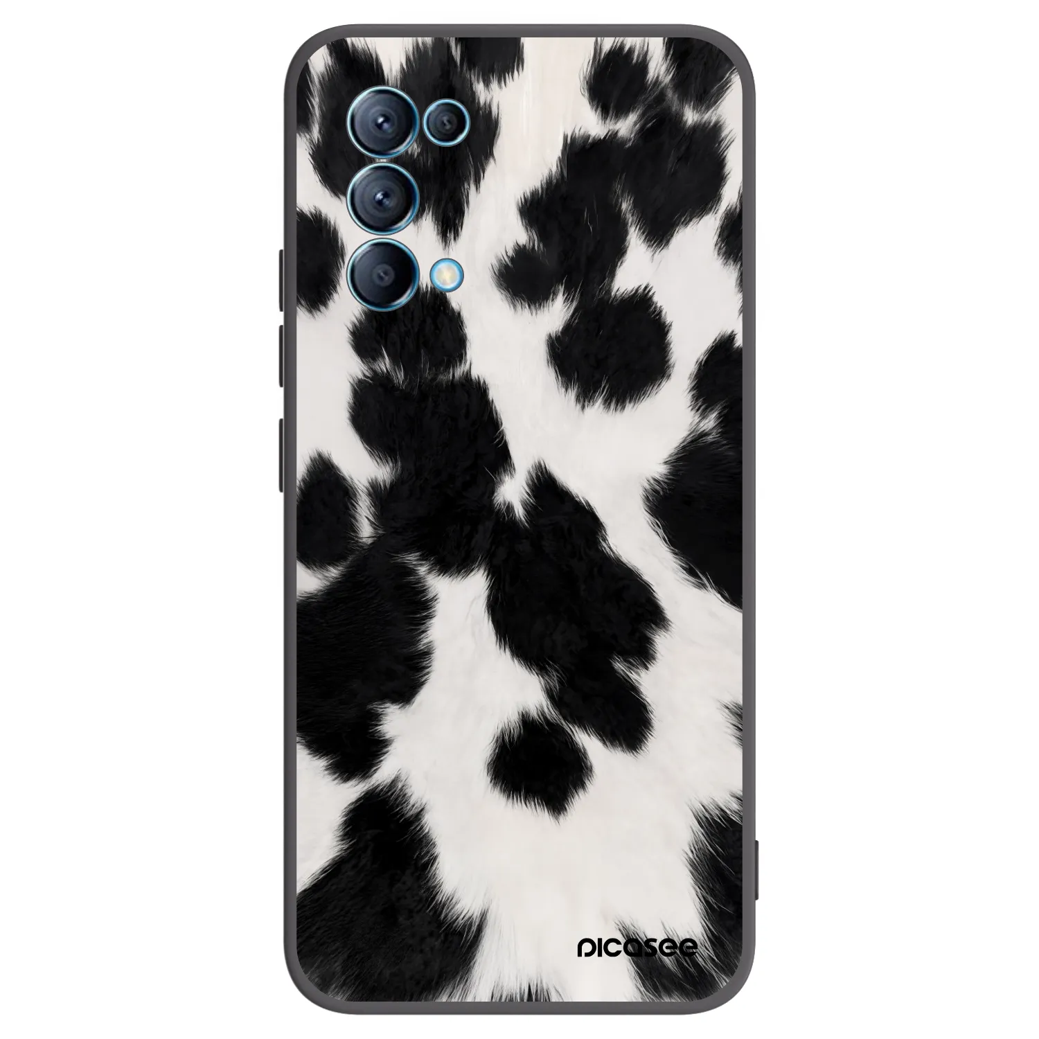 Picasee silikónový čierny obal pre OPPO Reno 5 5G - Black Moo