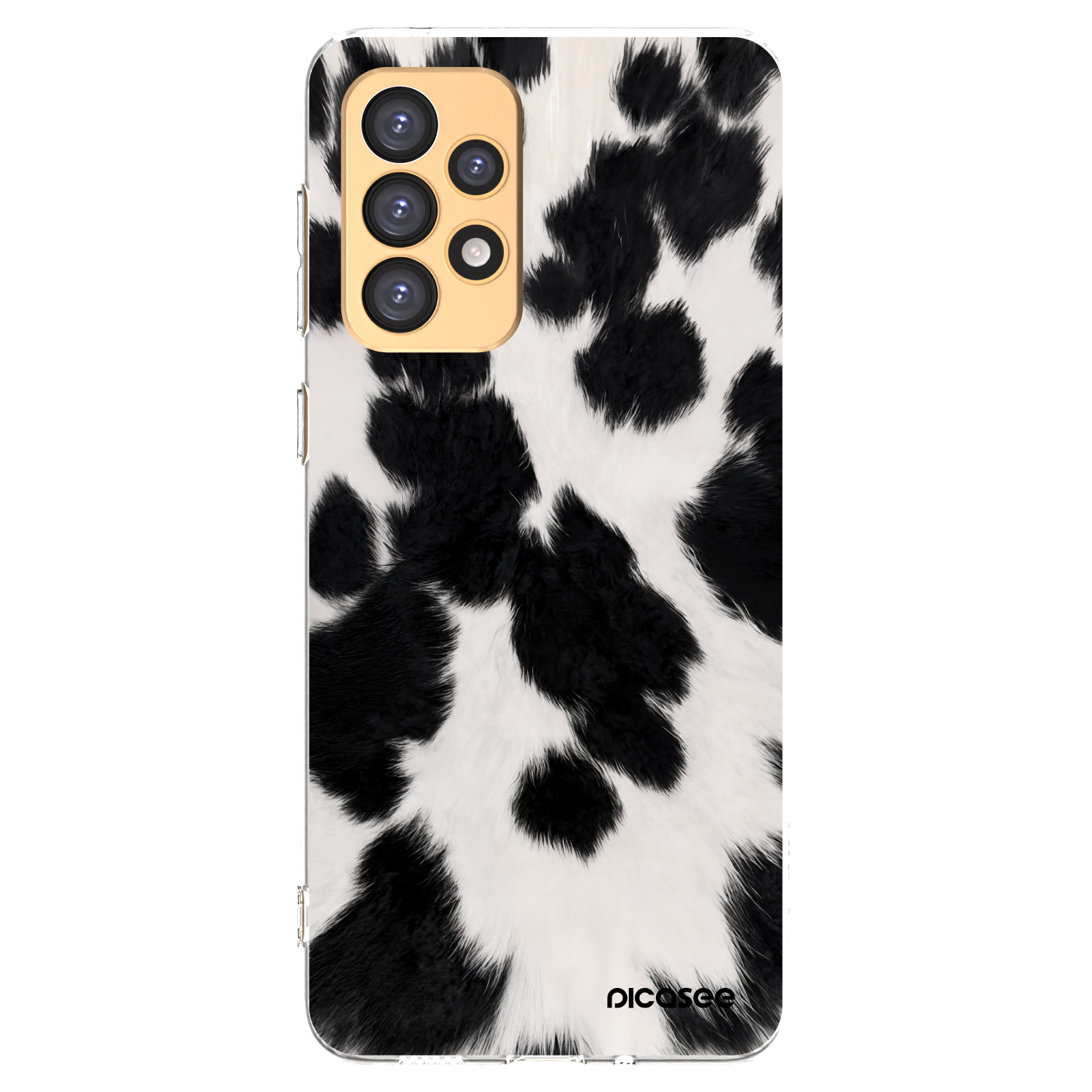 Picasee silikónový prehľadný obal pre Samsung Galaxy A33 5G A336 - Black Moo