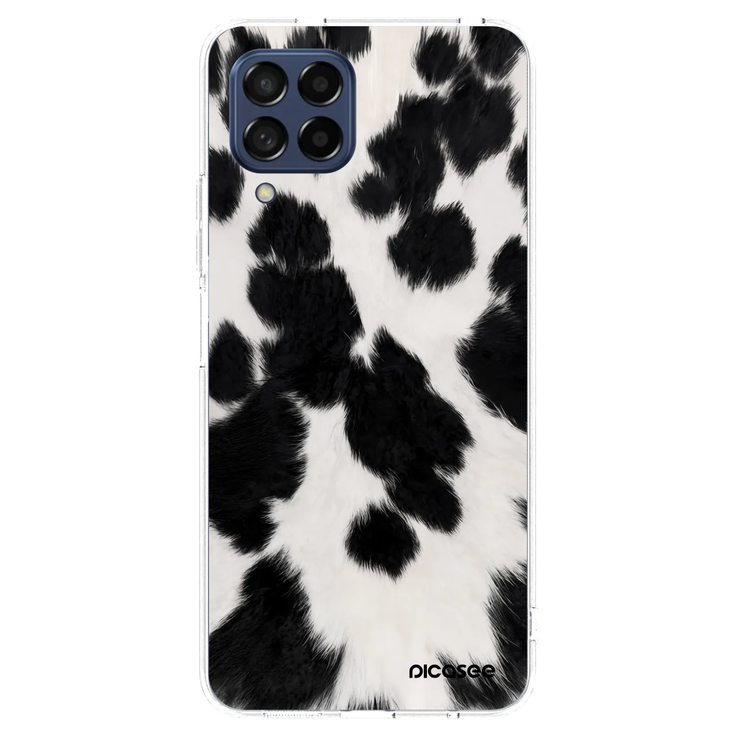 Picasee silikónový prehľadný obal pre Samsung Galaxy M53 5G - Black Moo