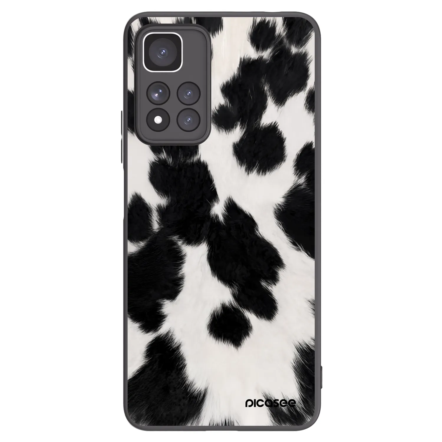 Picasee silikónový čierny obal pre Xiaomi Redmi Note 11 Pro+ 5G - Black Moo