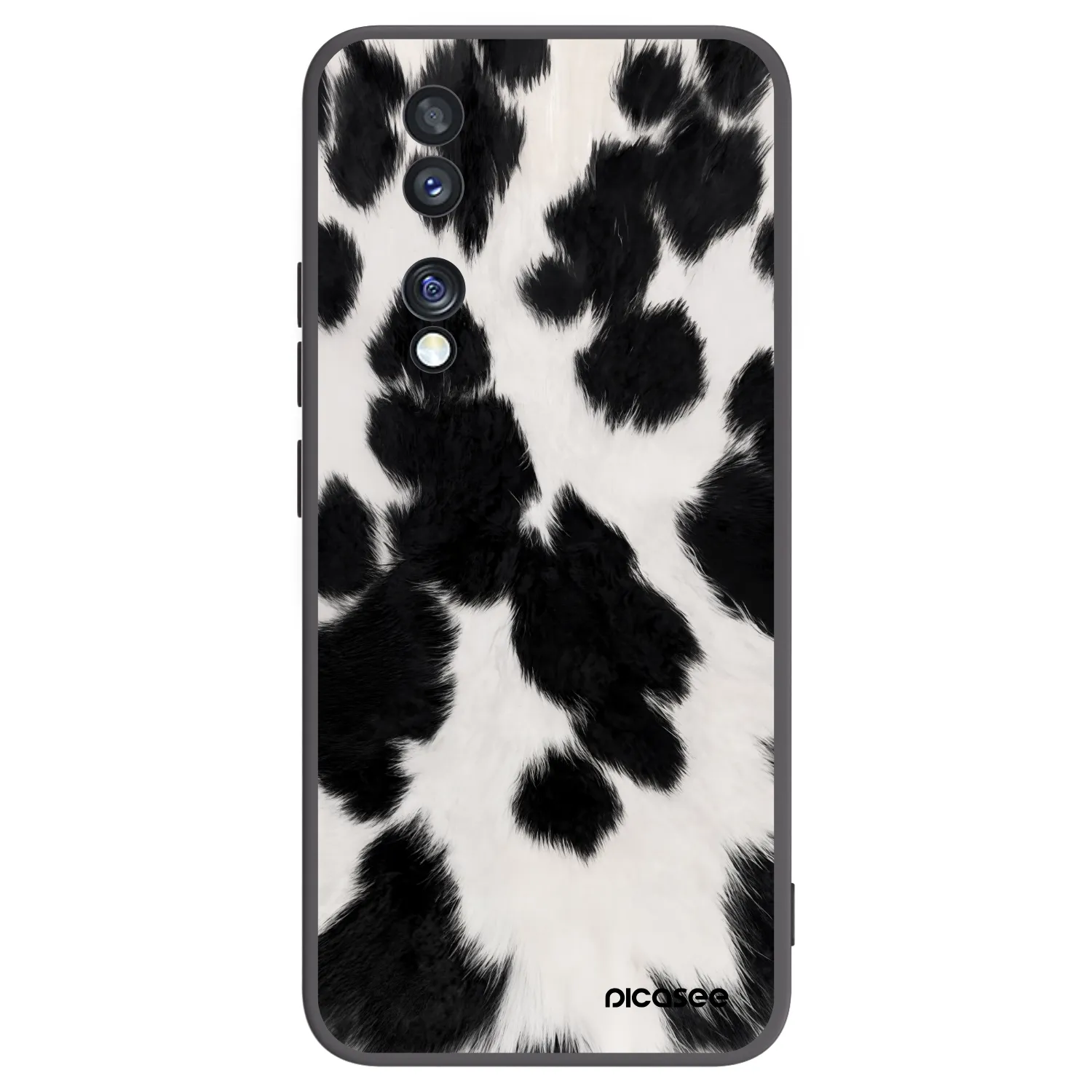 Picasee silikónový čierny obal pre Honor 70 - Black Moo