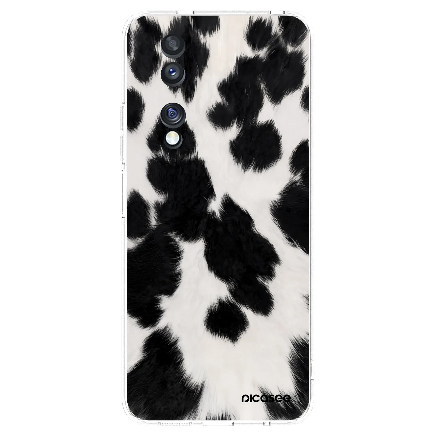 Picasee silikónový prehľadný obal pre Honor 70 - Black Moo