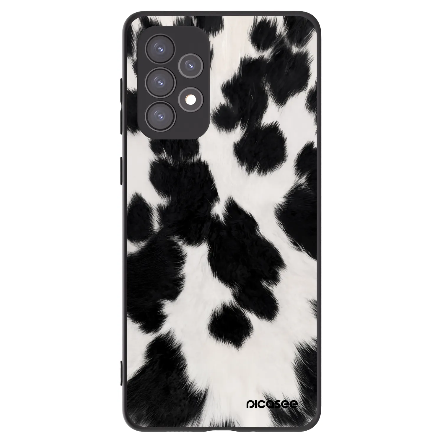 Picasee silikónový čierny obal pre Samsung Galaxy A73 5G - Black Moo
