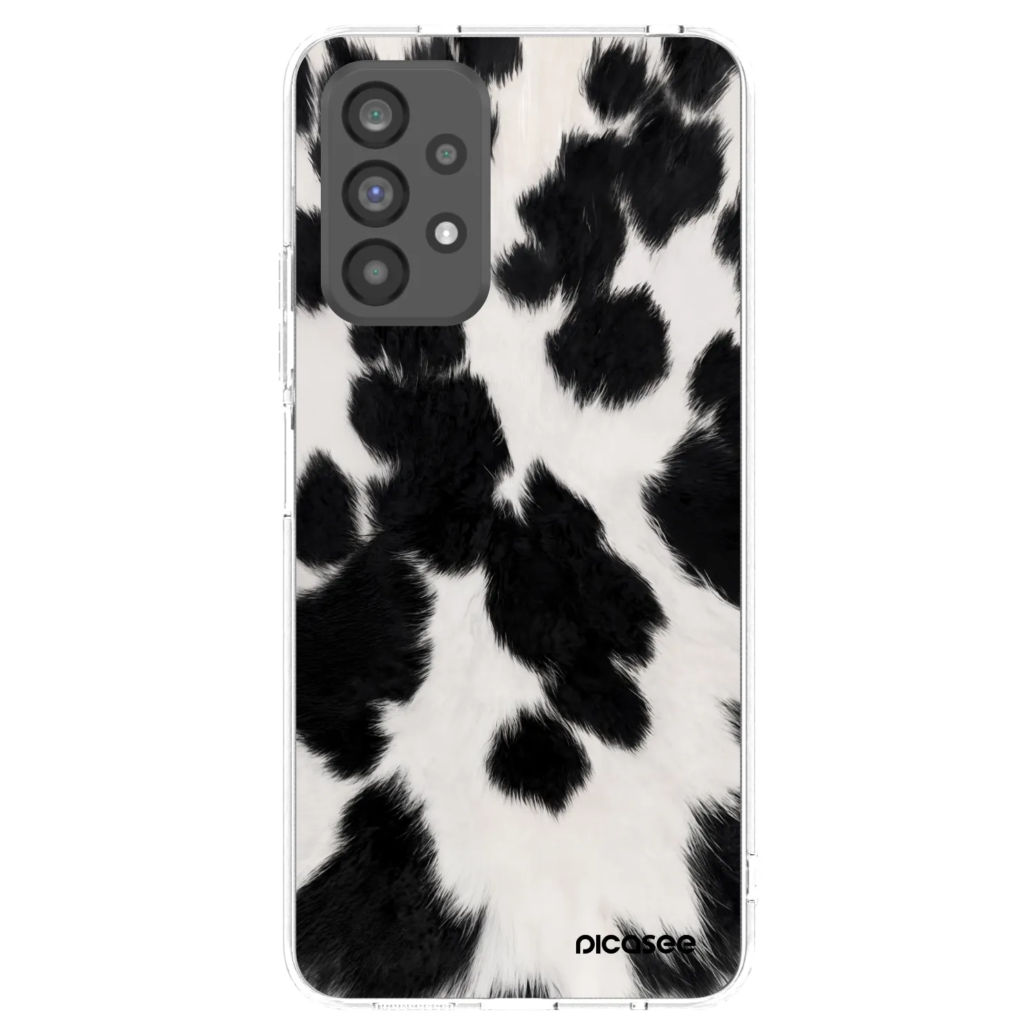 Picasee silikónový prehľadný obal pre Samsung Galaxy A73 5G - Black Moo