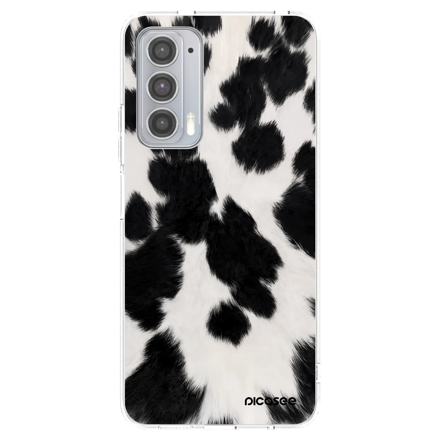 Picasee silikónový prehľadný obal pre Motorola Edge 20 - Black Moo