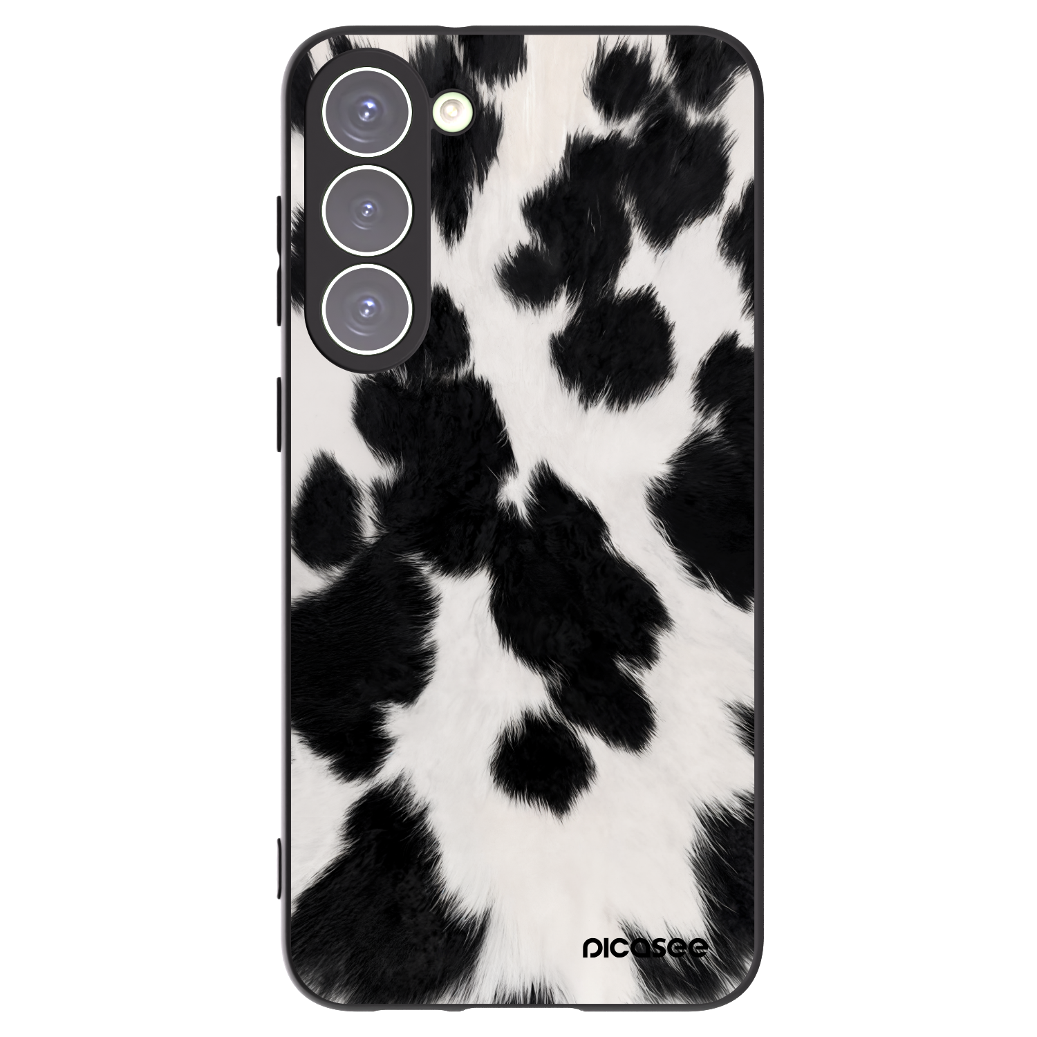 Picasee silikónový čierny obal pre Samsung Galaxy S23+ 5G - Black Moo