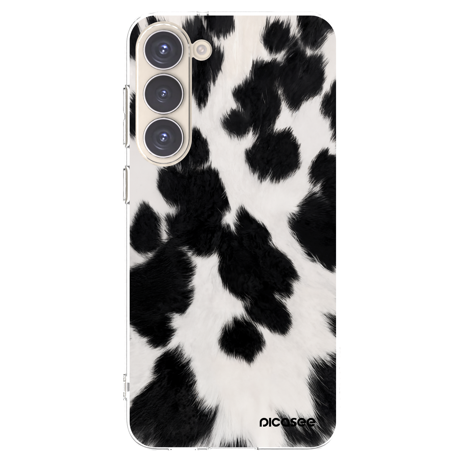 Picasee silikónový prehľadný obal pre Samsung Galaxy S23+ 5G - Black Moo