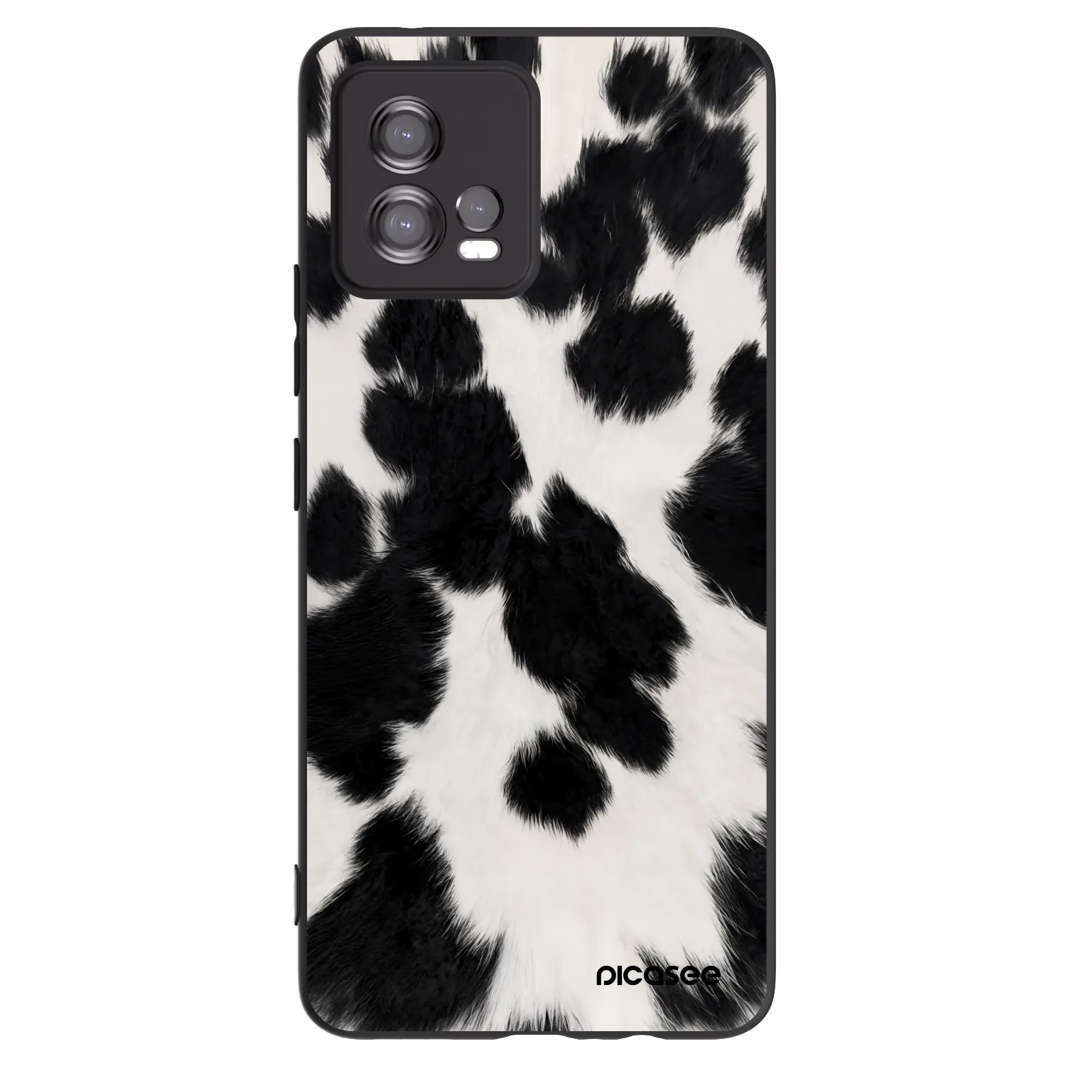 Picasee silikónový čierny obal pre Motorola Moto G72 - Black Moo