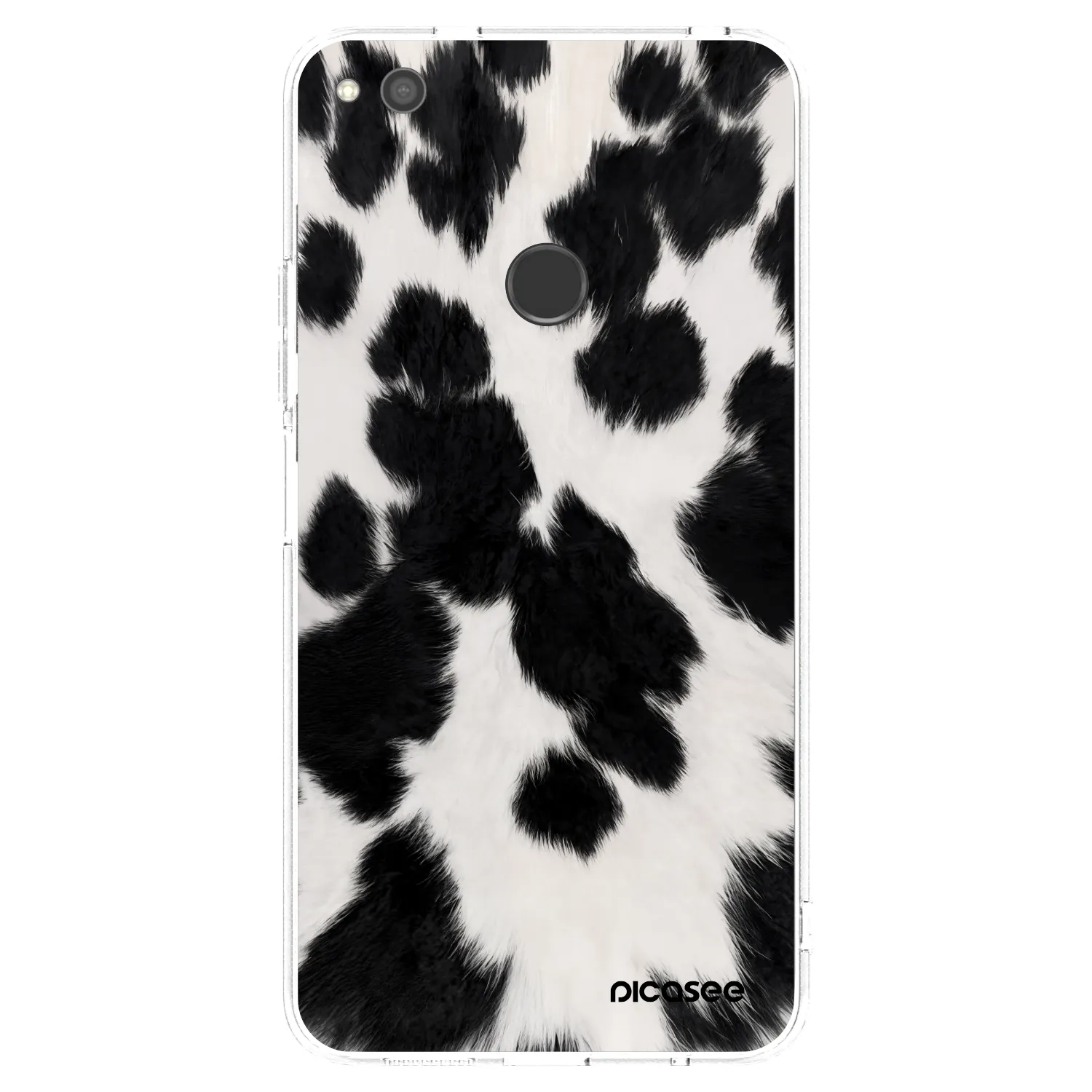 Picasee silikónový prehľadný obal pre Huawei P9 Lite 2017 - Black Moo