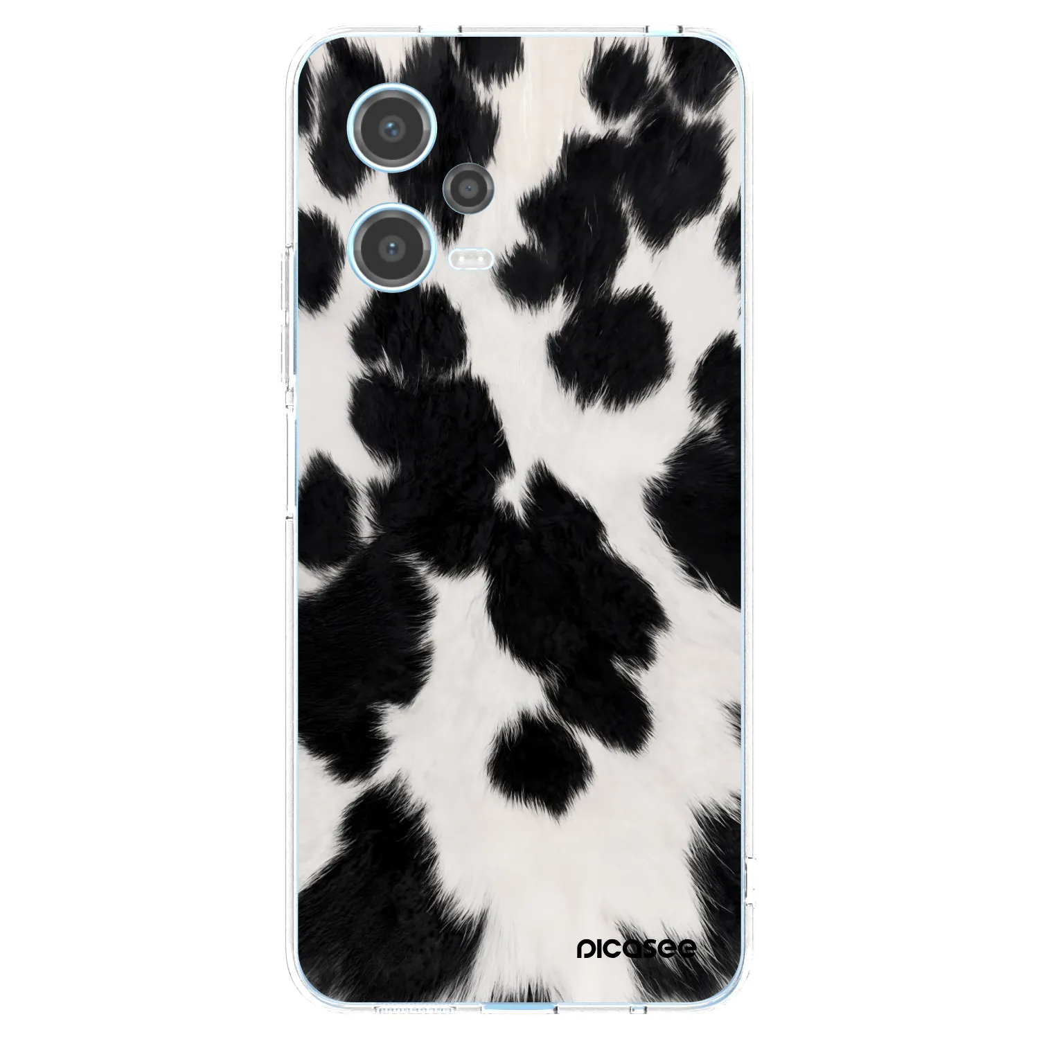 Picasee silikónový prehľadný obal pre Xiaomi Redmi Note 12 5G - Black Moo