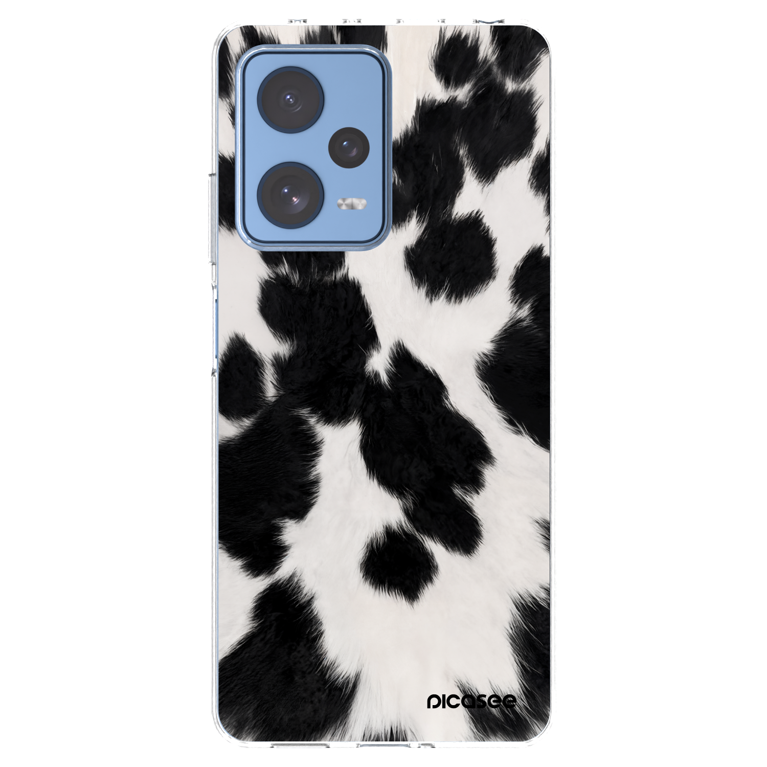 Picasee silikónový prehľadný obal pre Xiaomi Redmi Note 12 Pro 5G - Black Moo