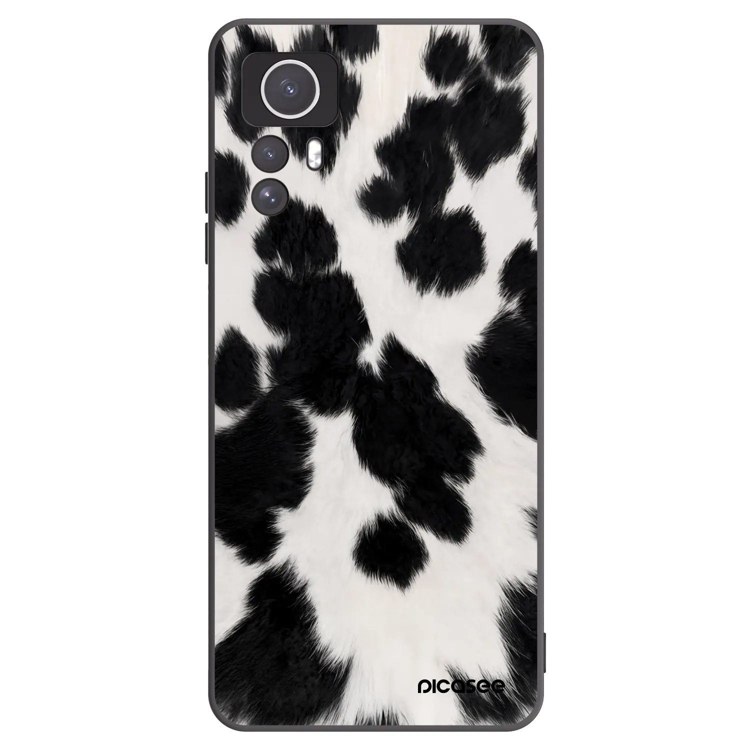 Picasee silikónový čierny obal pre Xiaomi Redmi Note 12S - Black Moo