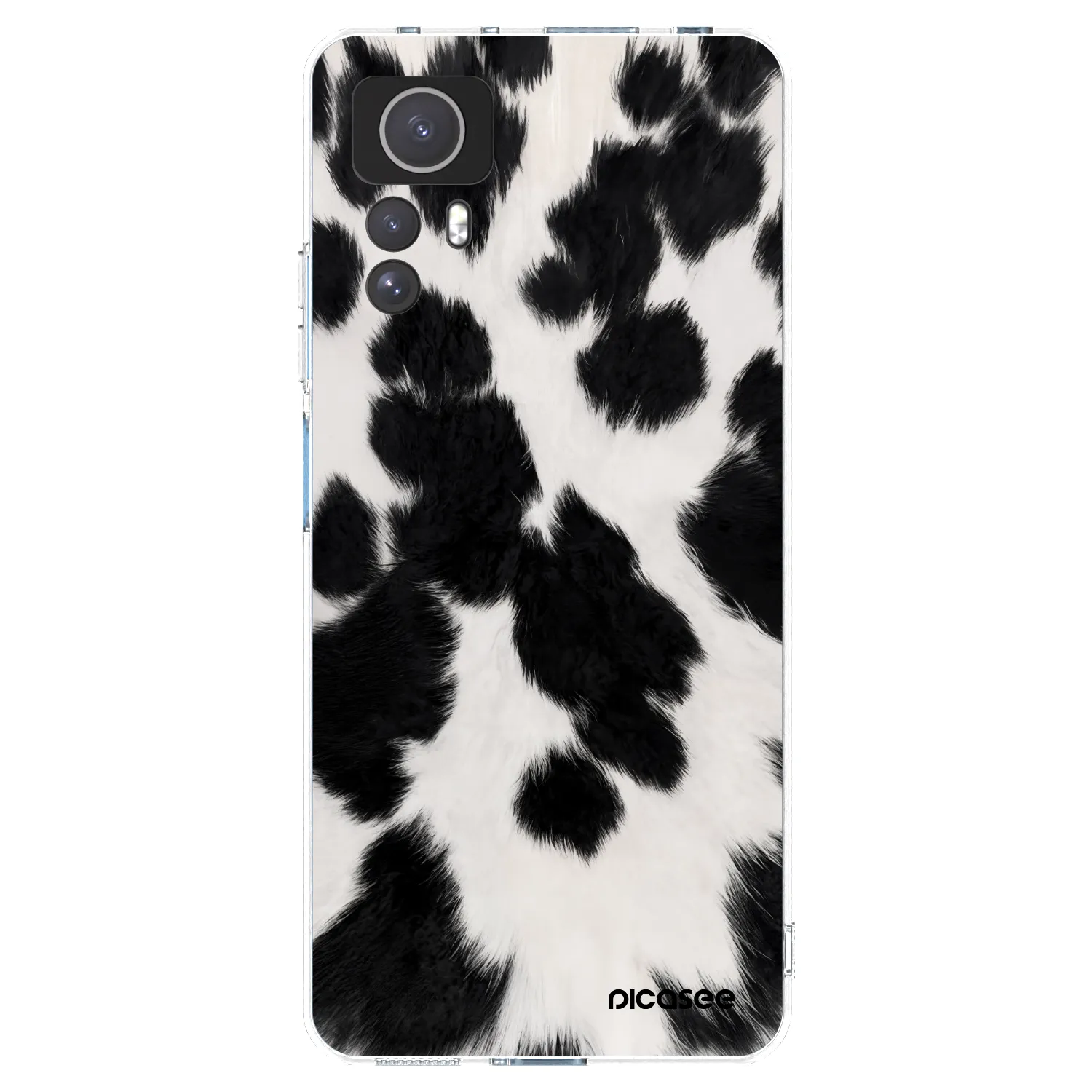 Picasee silikónový prehľadný obal pre Xiaomi Redmi Note 12S - Black Moo