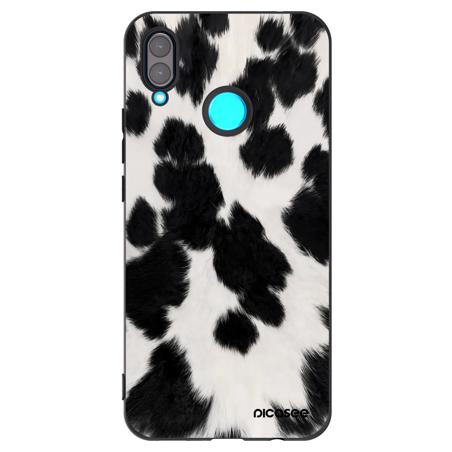 Picasee silikónový čierny obal pre Huawei Nova 3 - Black Moo