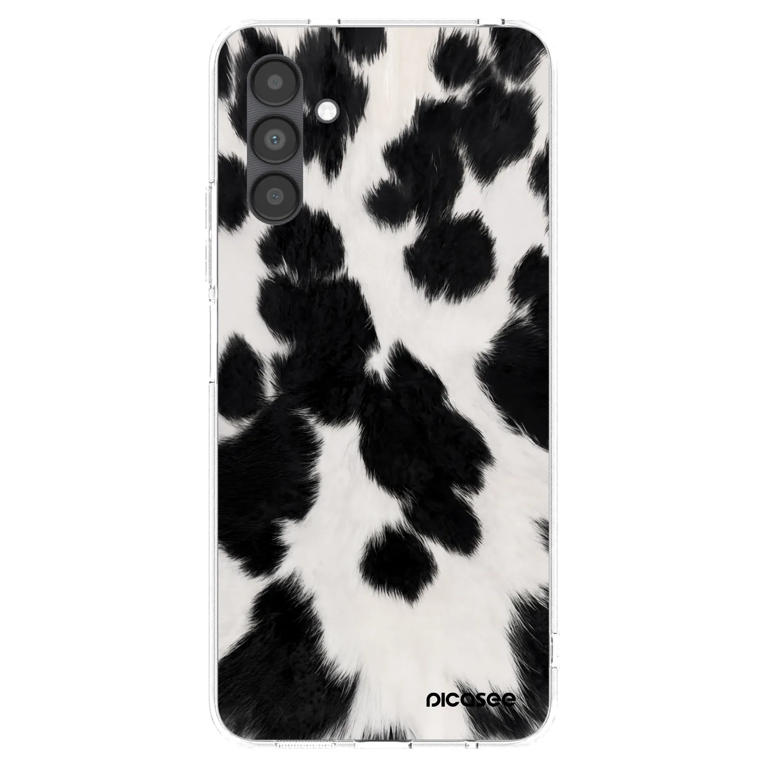Picasee silikónový prehľadný obal pre Samsung Galaxy A04s A047F - Black Moo