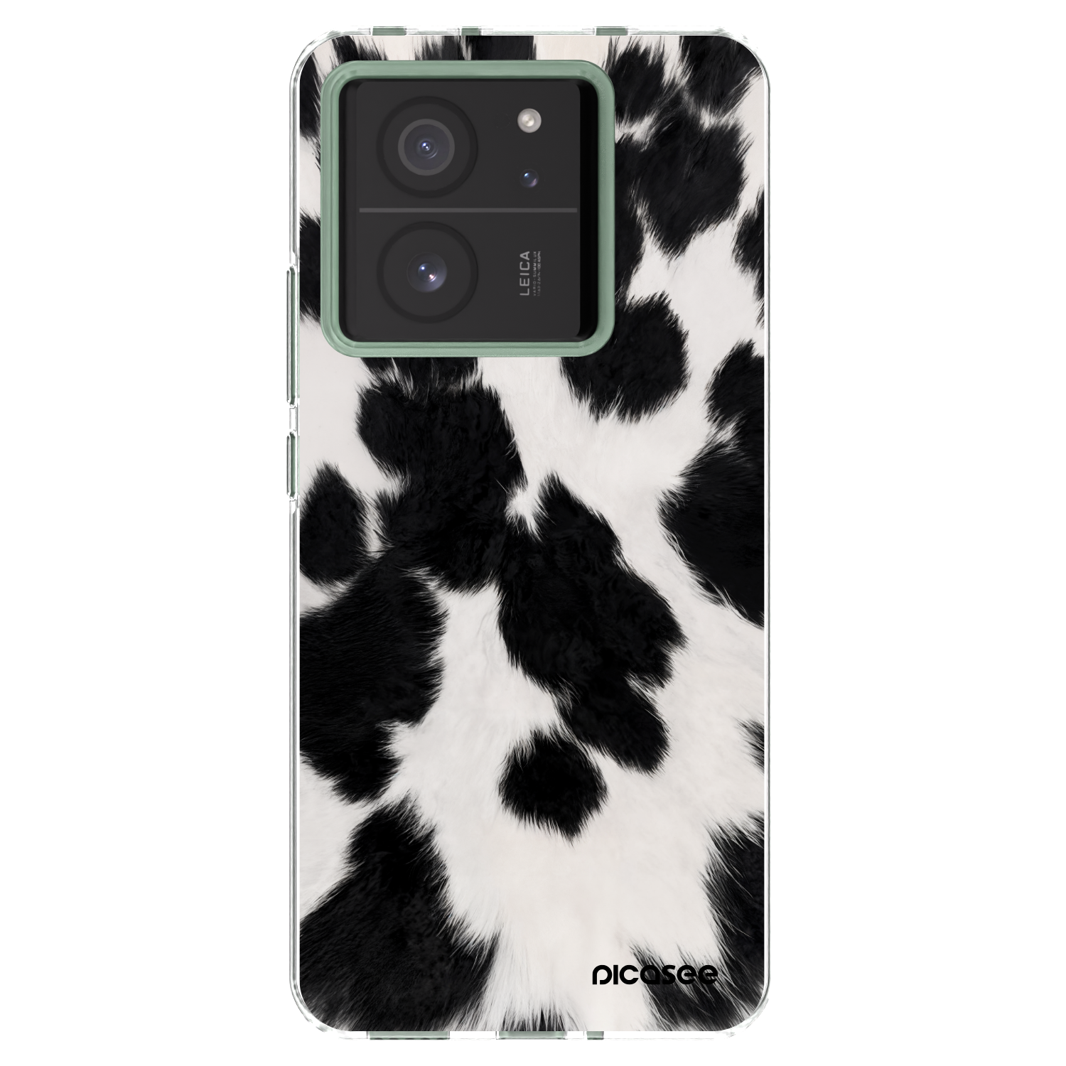 Picasee silikónový prehľadný obal pre Xiaomi 13T - Black Moo