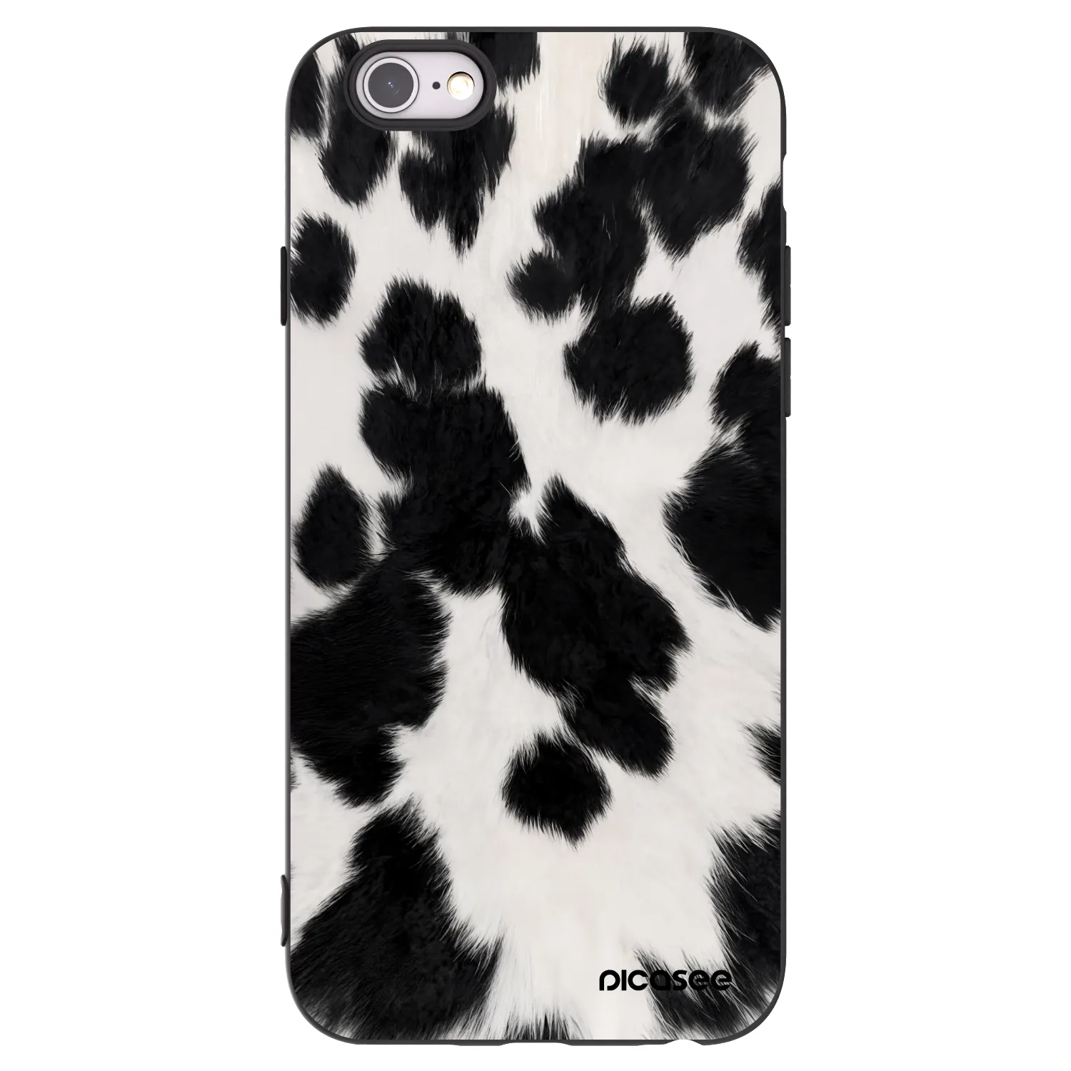 Picasee silikónový čierny obal pre Apple iPhone 6/6S - Black Moo