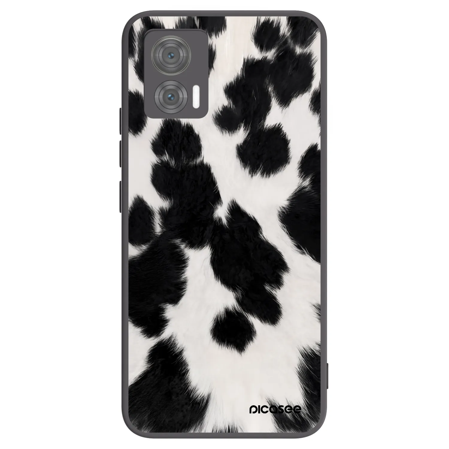 Picasee silikónový čierny obal pre Motorola Edge 30 Neo - Black Moo