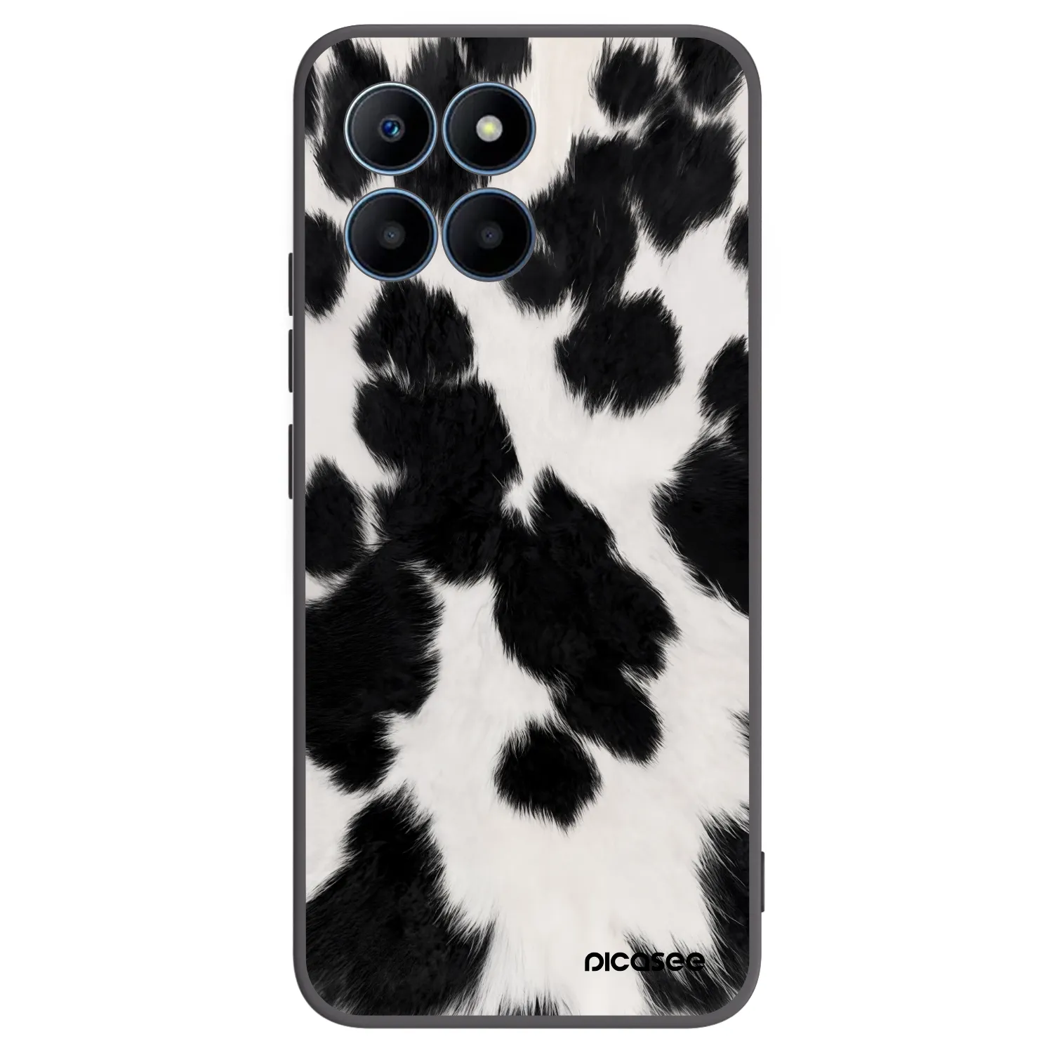 Picasee silikónový čierny obal pre Honor 70 Lite - Black Moo