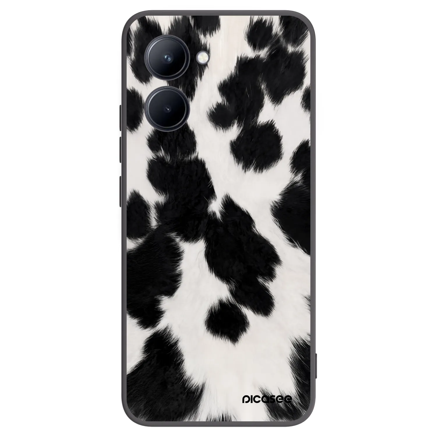 Picasee silikónový čierny obal pre Realme C33 (2023) - Black Moo