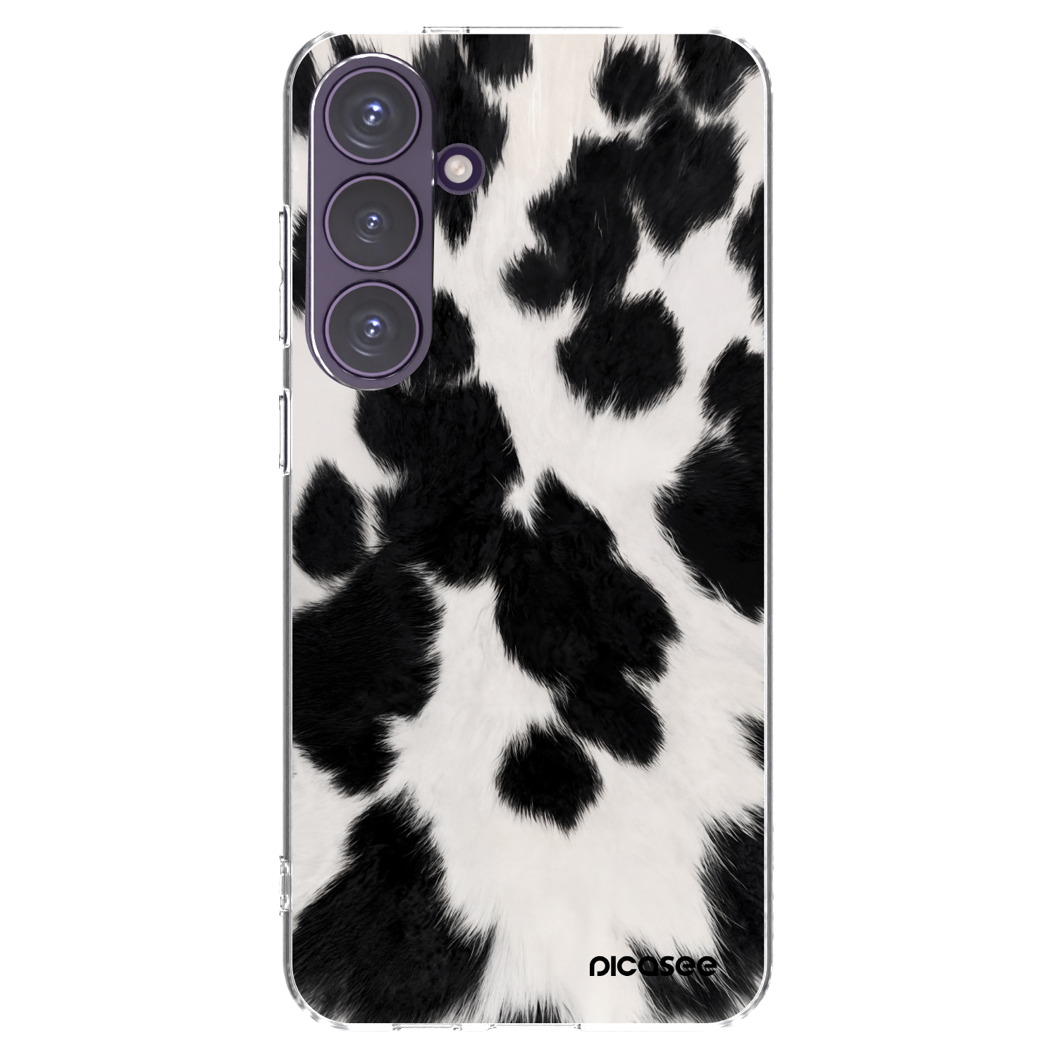 Picasee silikónový prehľadný obal pre Samsung Galaxy S24+ S926B 5G - Black Moo